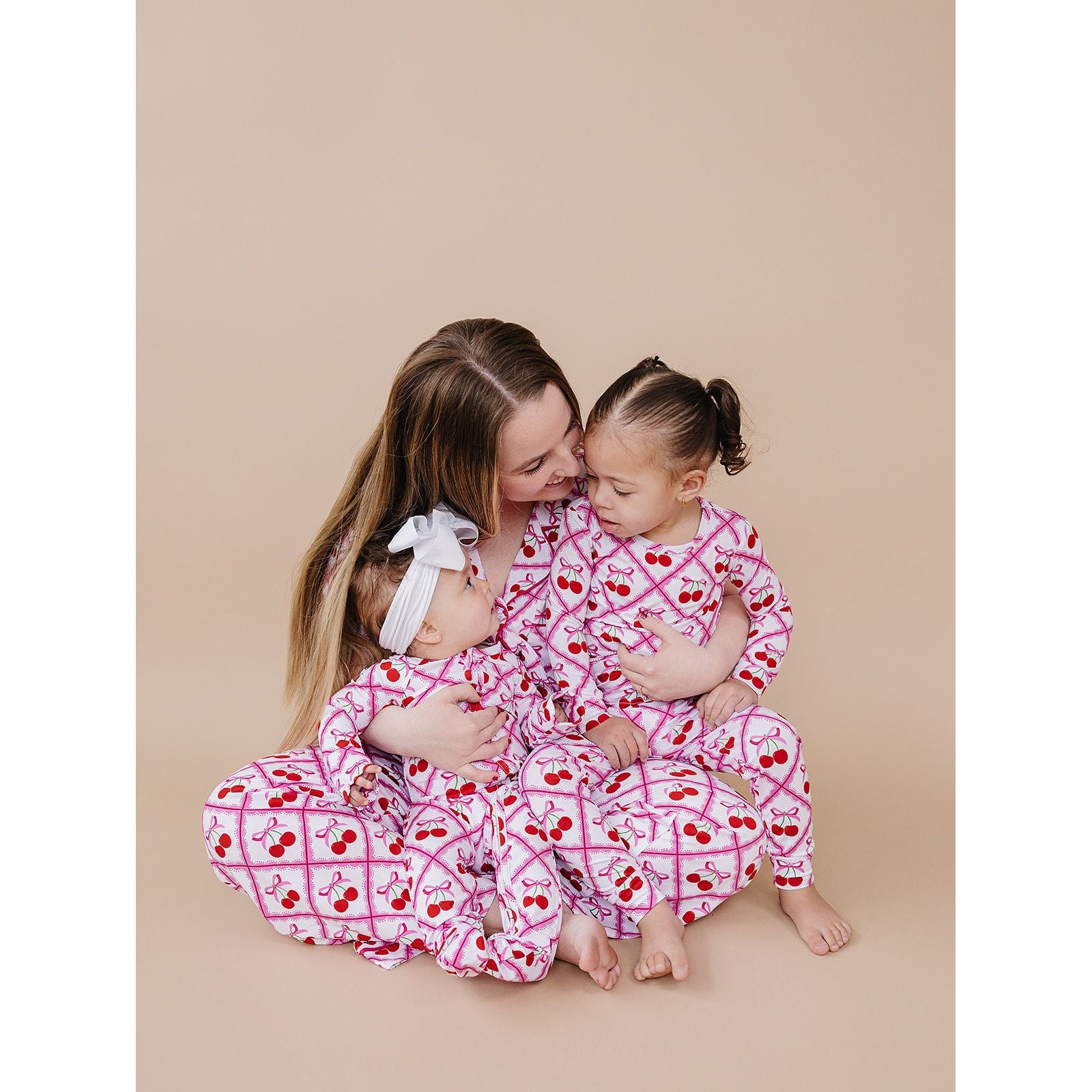 Bamboo Two Piece Set | Cherry Bow