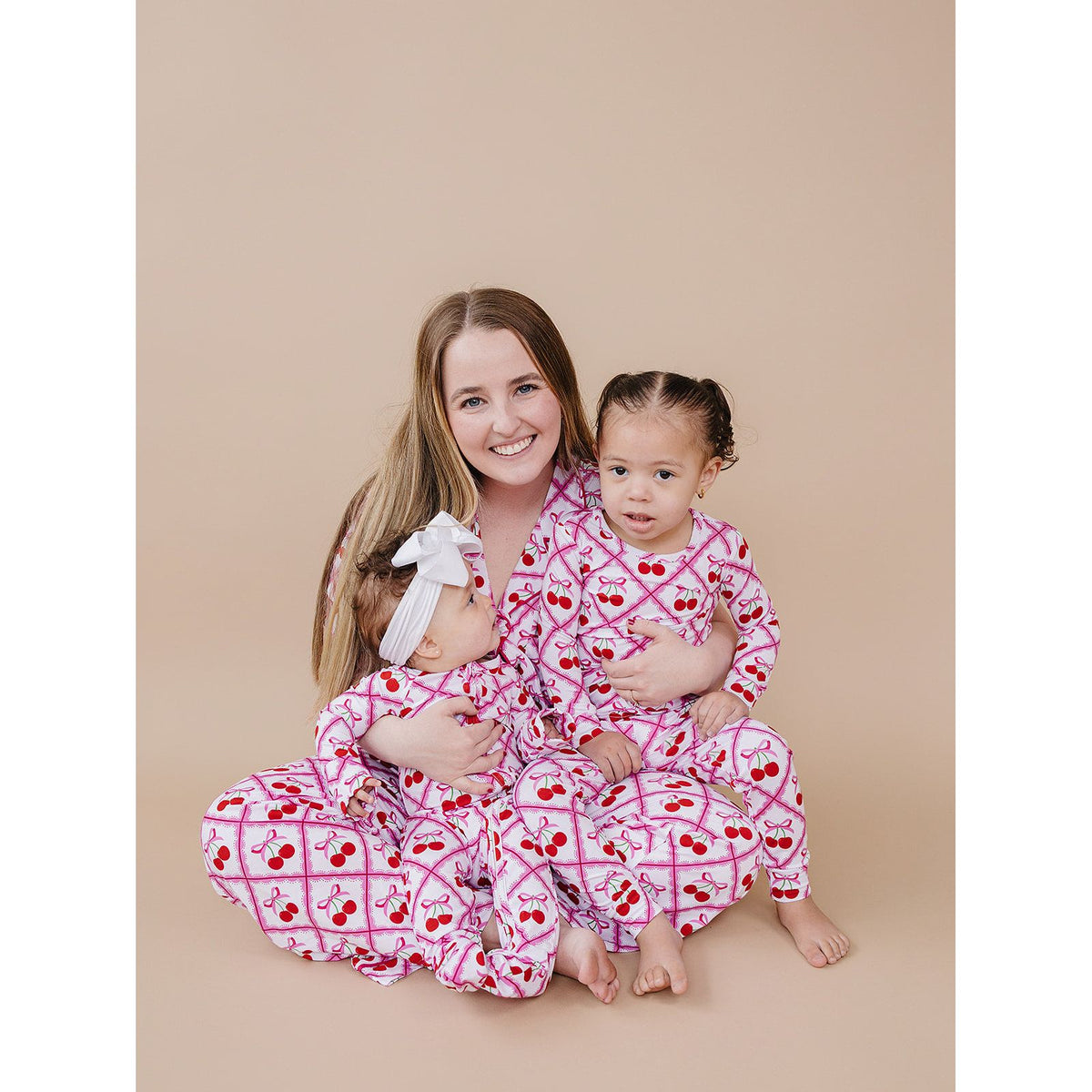 Bamboo Two Piece Set | Cherry Bow