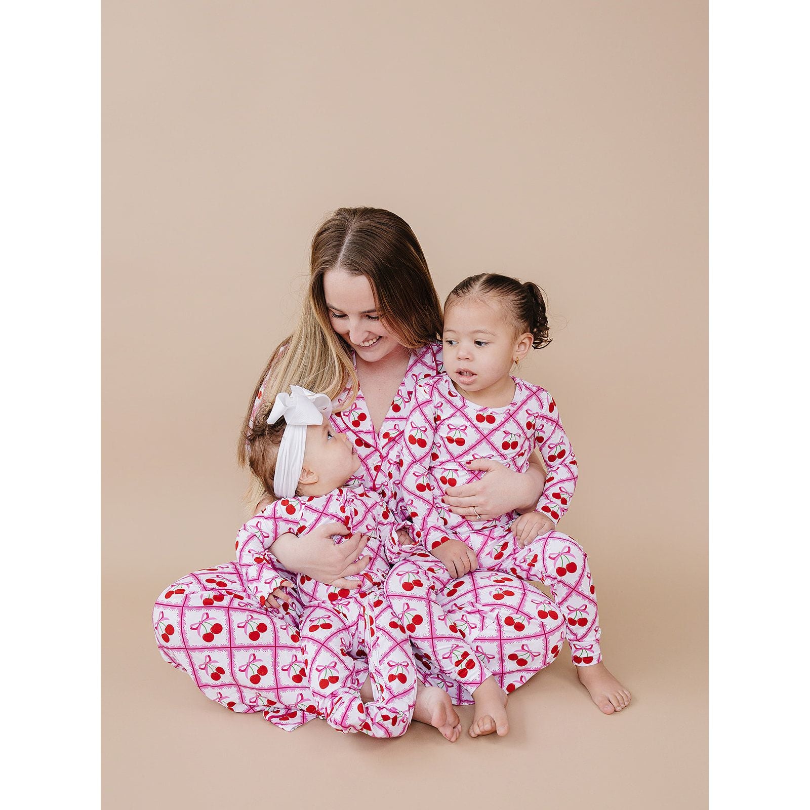 Bamboo Two Piece Set | Cherry Bow