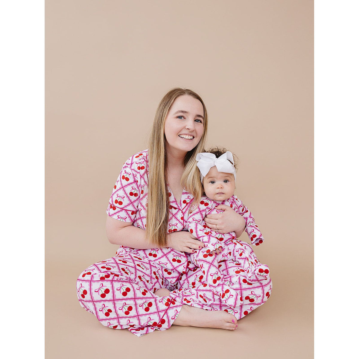 Bamboo Women's Pajamas | Cherry Bow