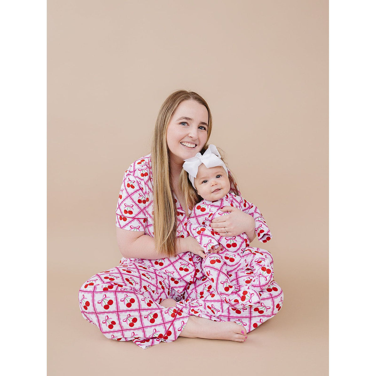 Bamboo Women's Pajamas | Cherry Bow