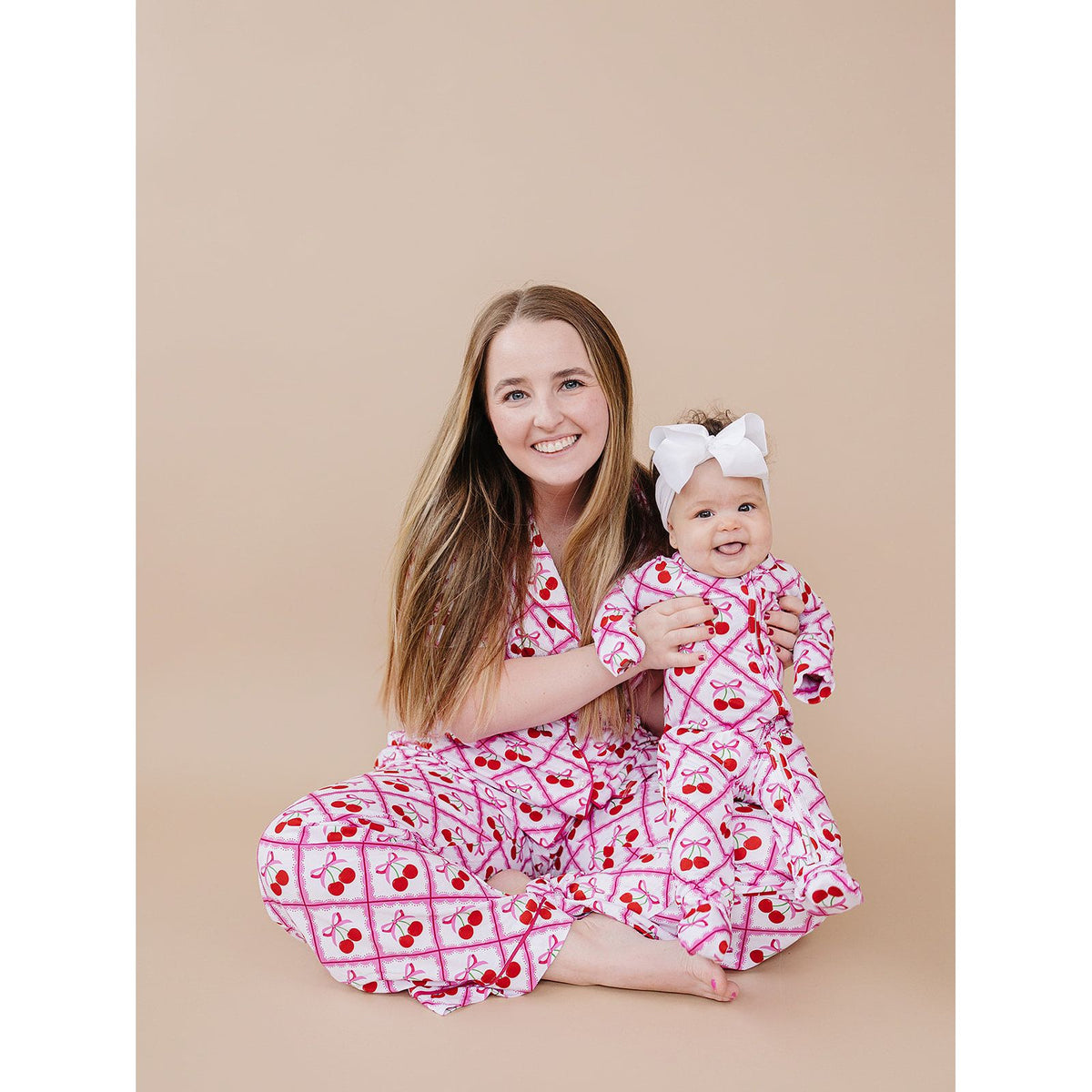 Bamboo Women's Pajamas | Cherry Bow
