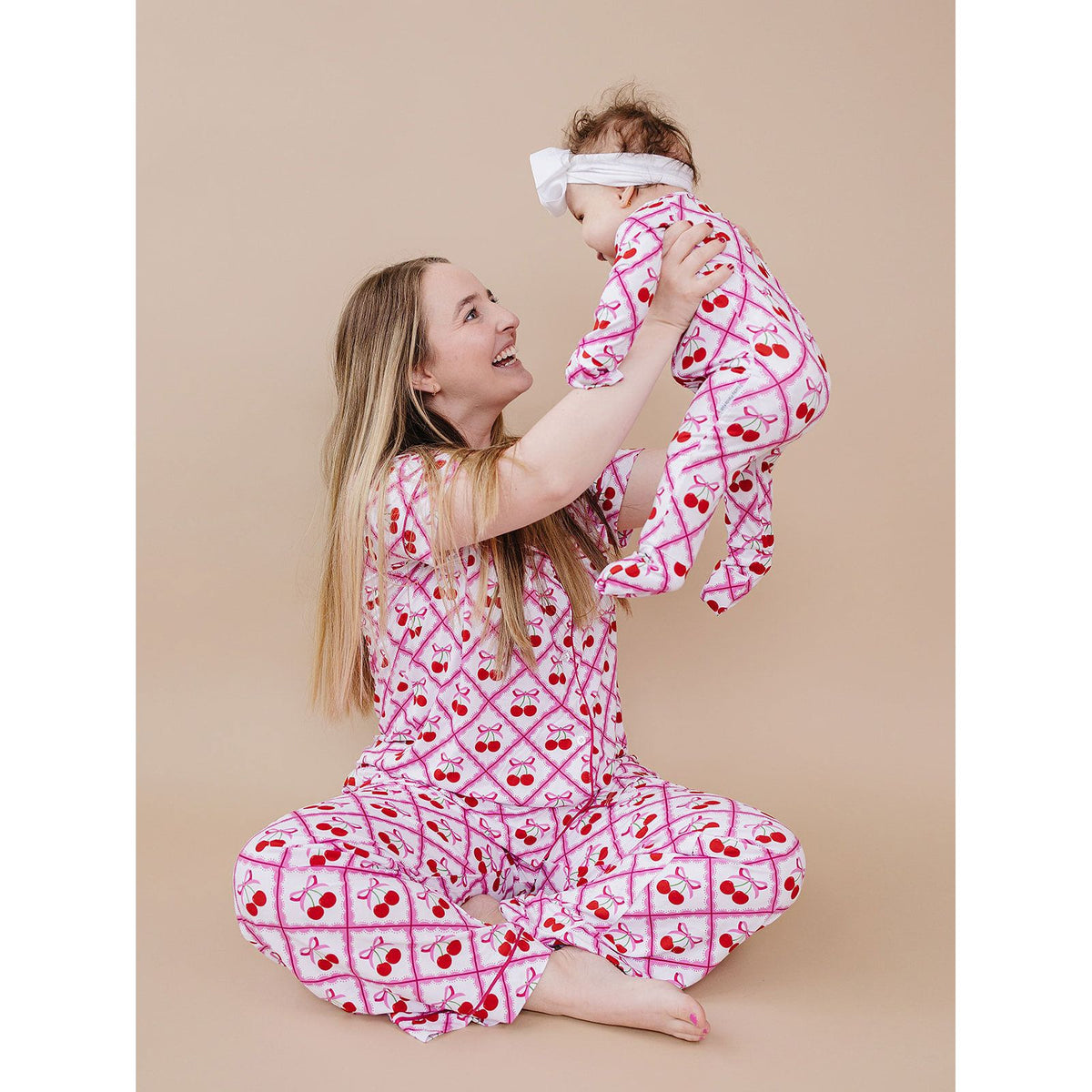 Bamboo Women's Pajamas | Cherry Bow