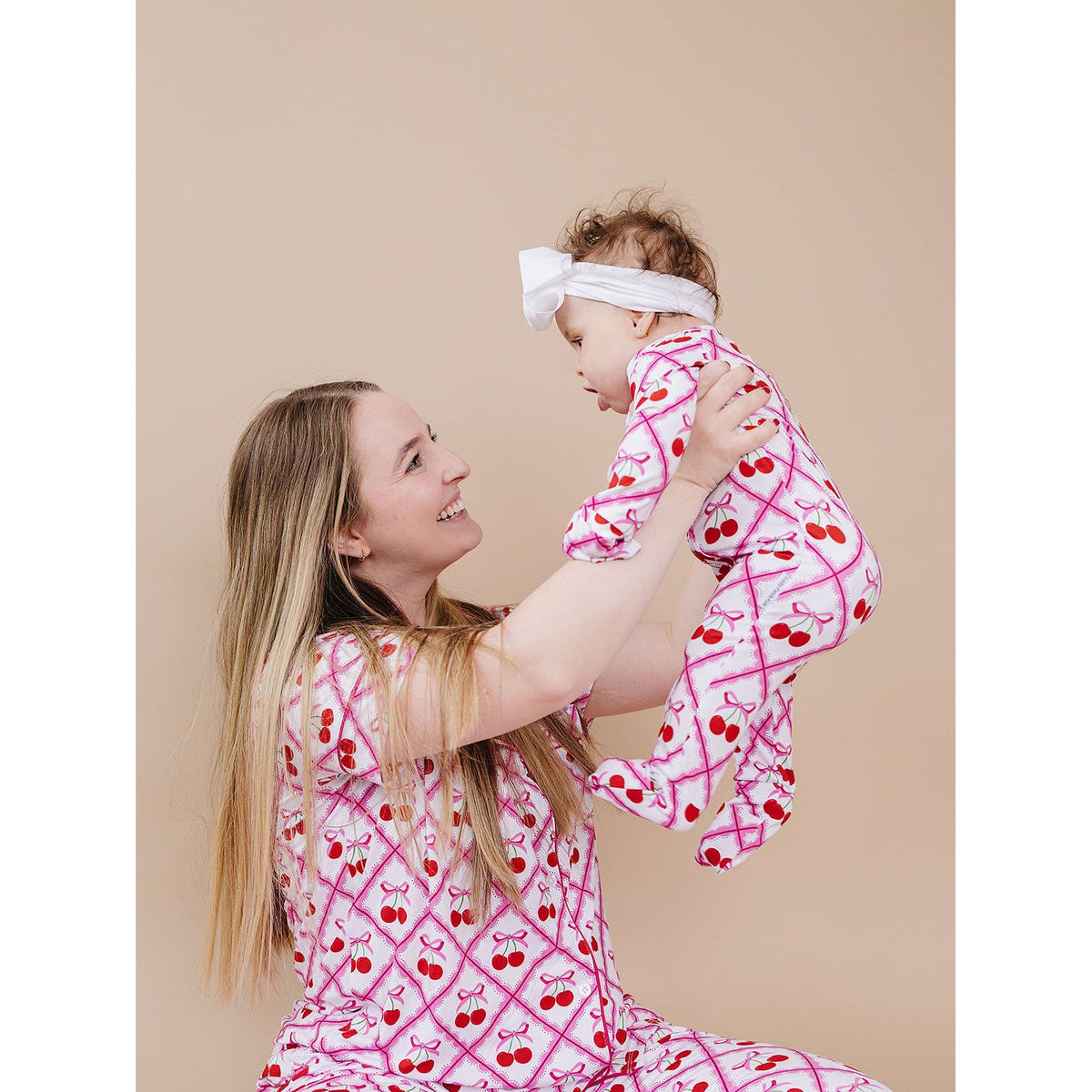 Bamboo Women's Pajamas | Cherry Bow