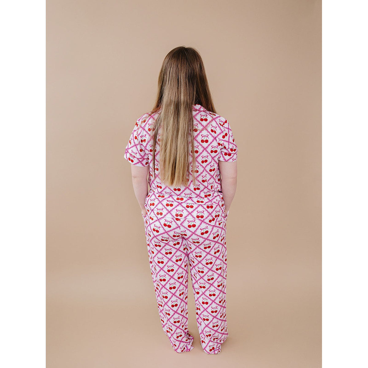 Bamboo Women's Pajamas | Cherry Bow