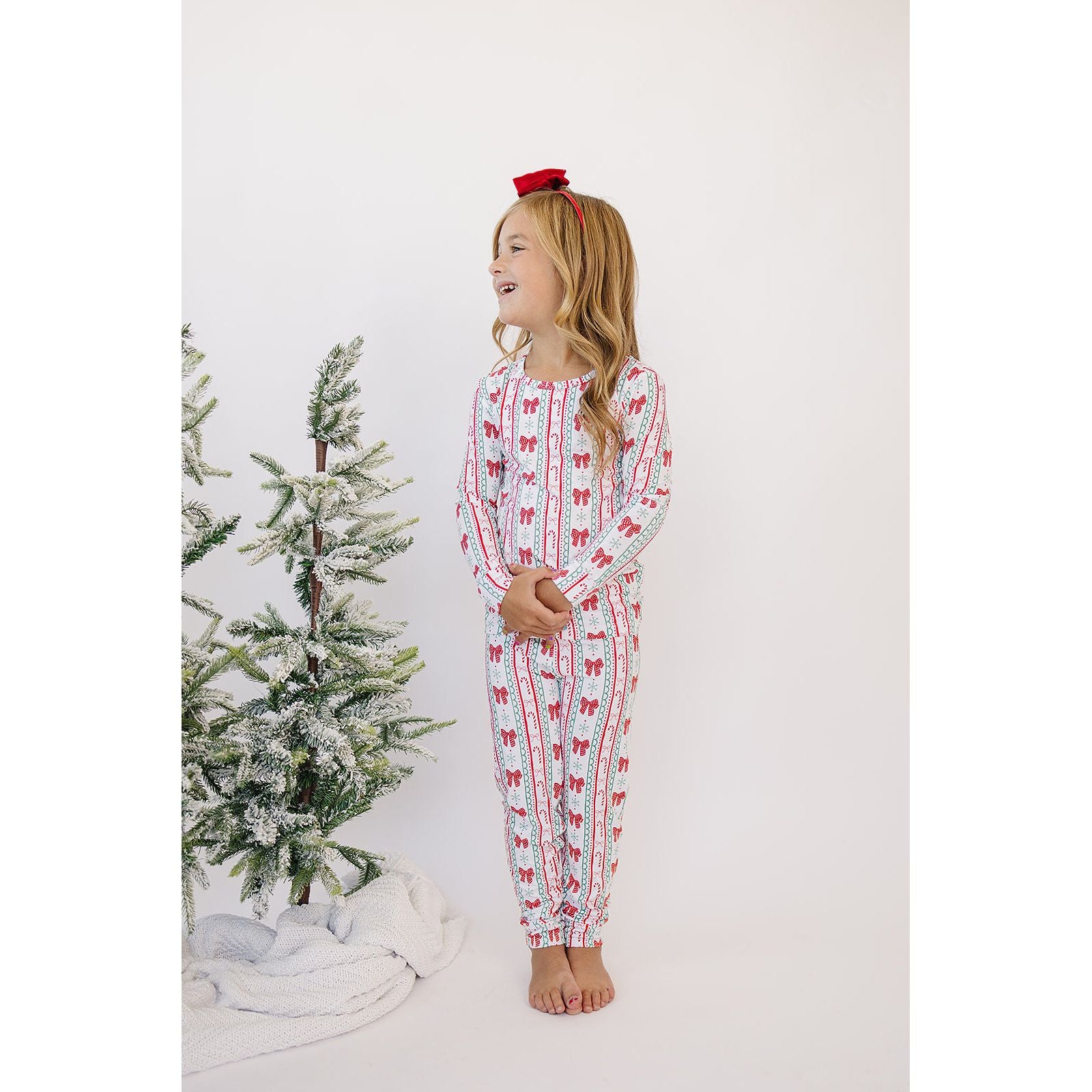 Bamboo Two Piece Set | Retro Candy Cane