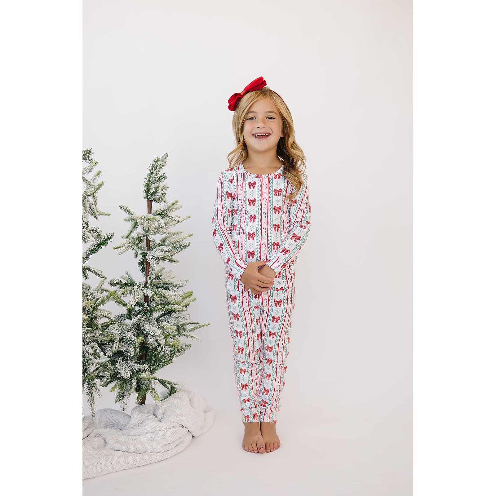 Bamboo Two Piece Set | Retro Candy Cane