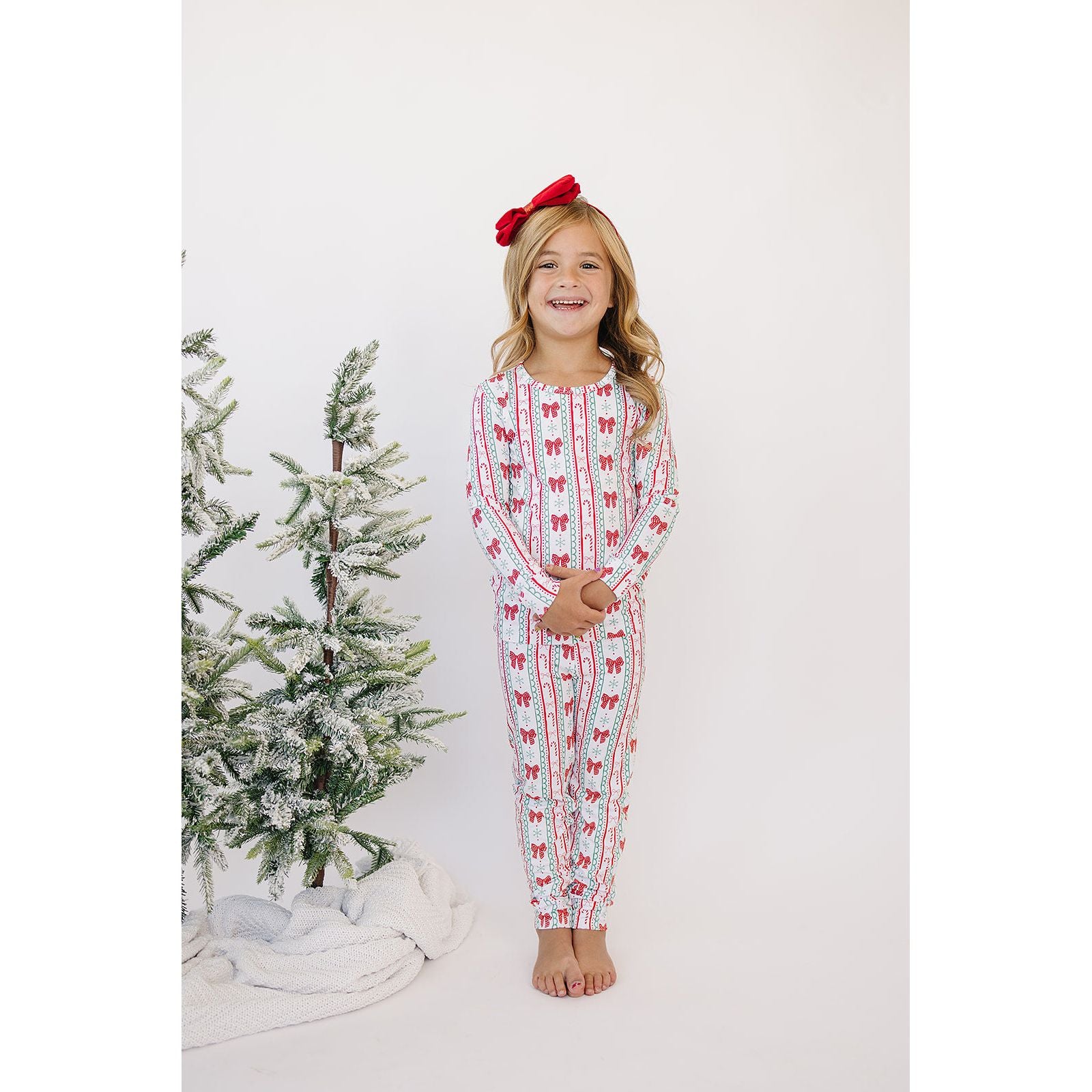 Bamboo Two Piece Set | Retro Candy Cane
