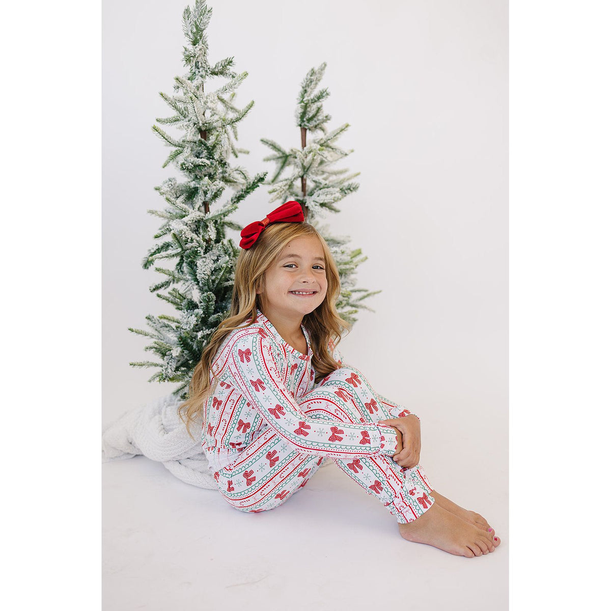 Bamboo Two Piece Set | Retro Candy Cane