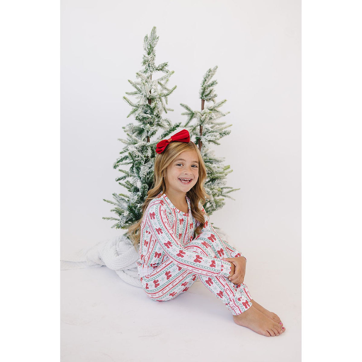 Bamboo Two Piece Set | Retro Candy Cane