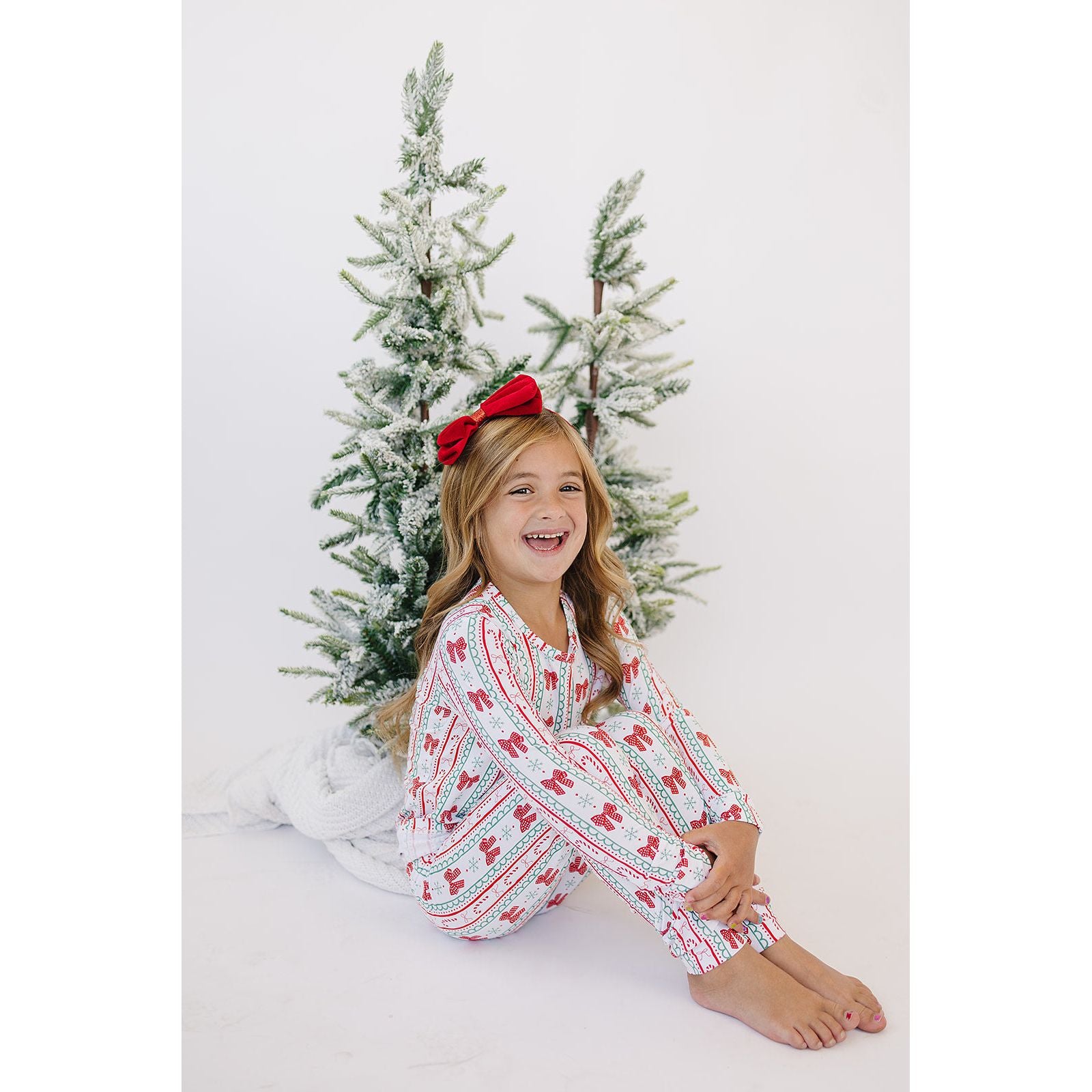Bamboo Two Piece Set | Retro Candy Cane