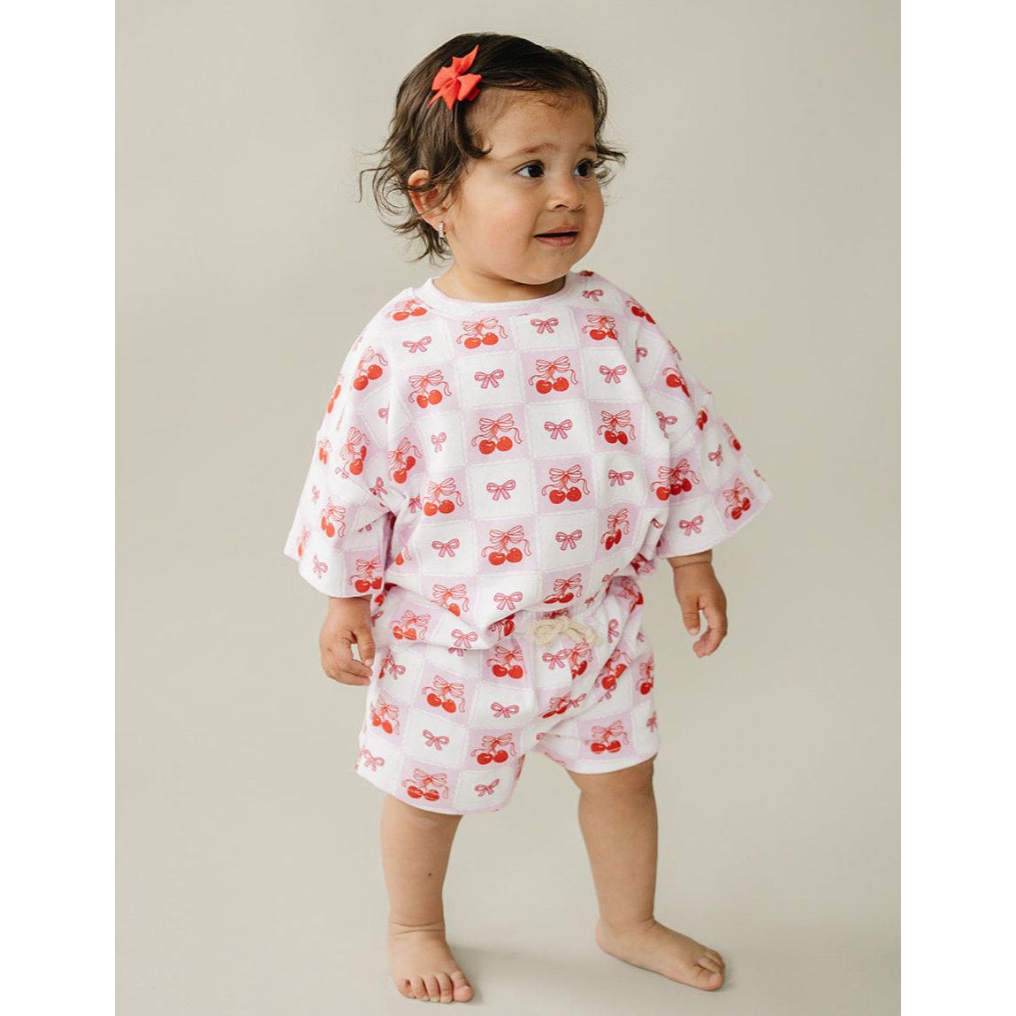 Shorts Set | Checkered Cherry