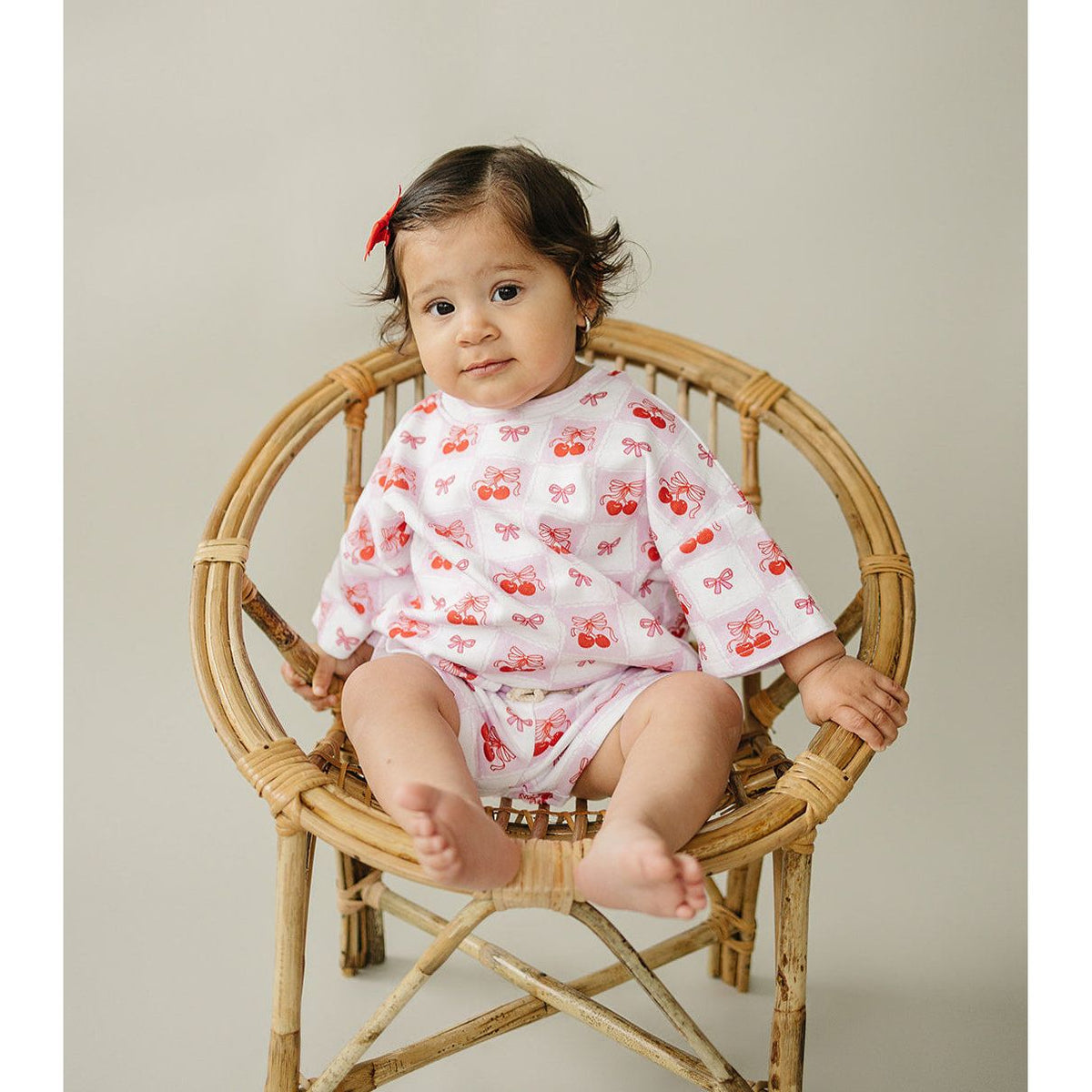 Shorts Set | Checkered Cherry