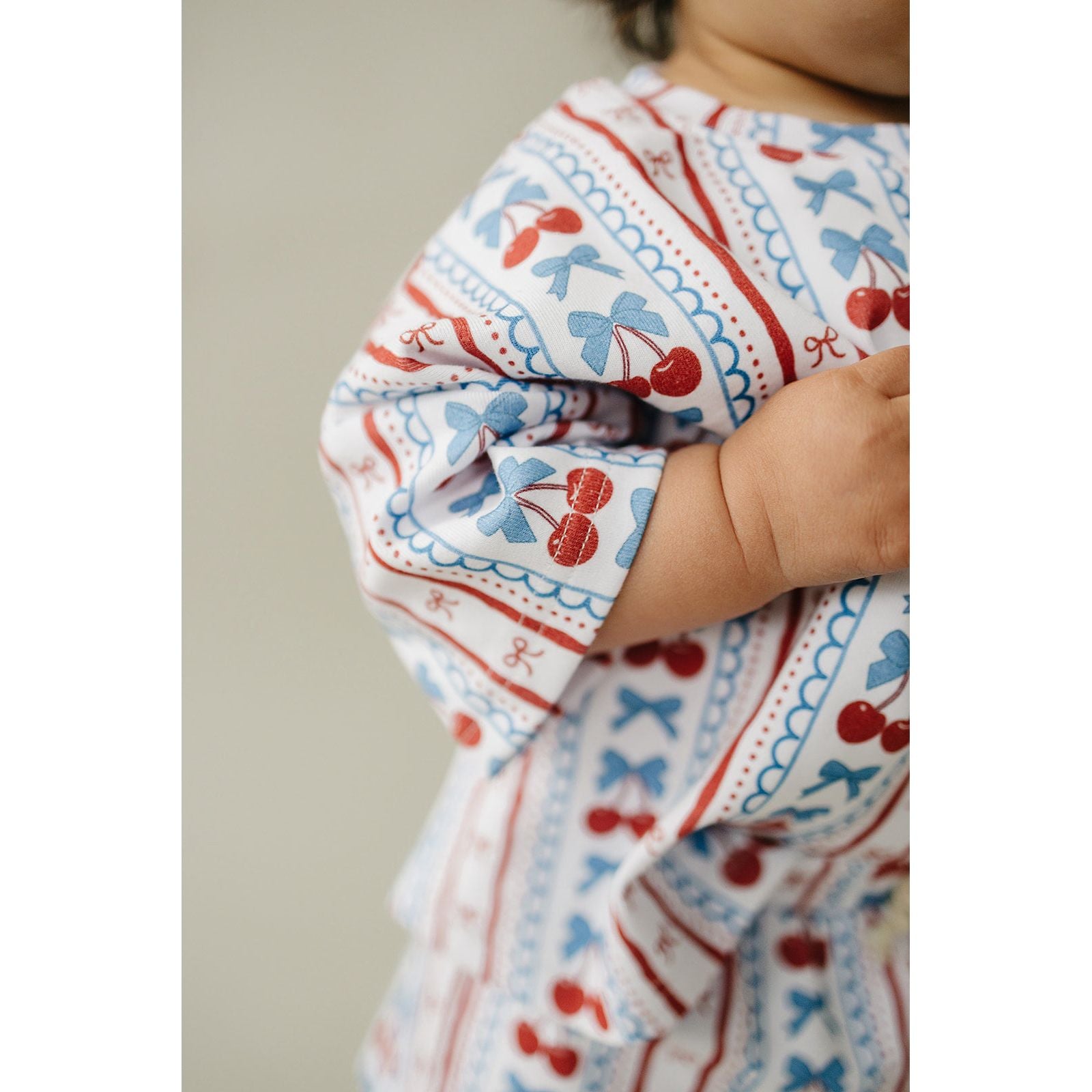 Shorts Set | Cherries & Stripes