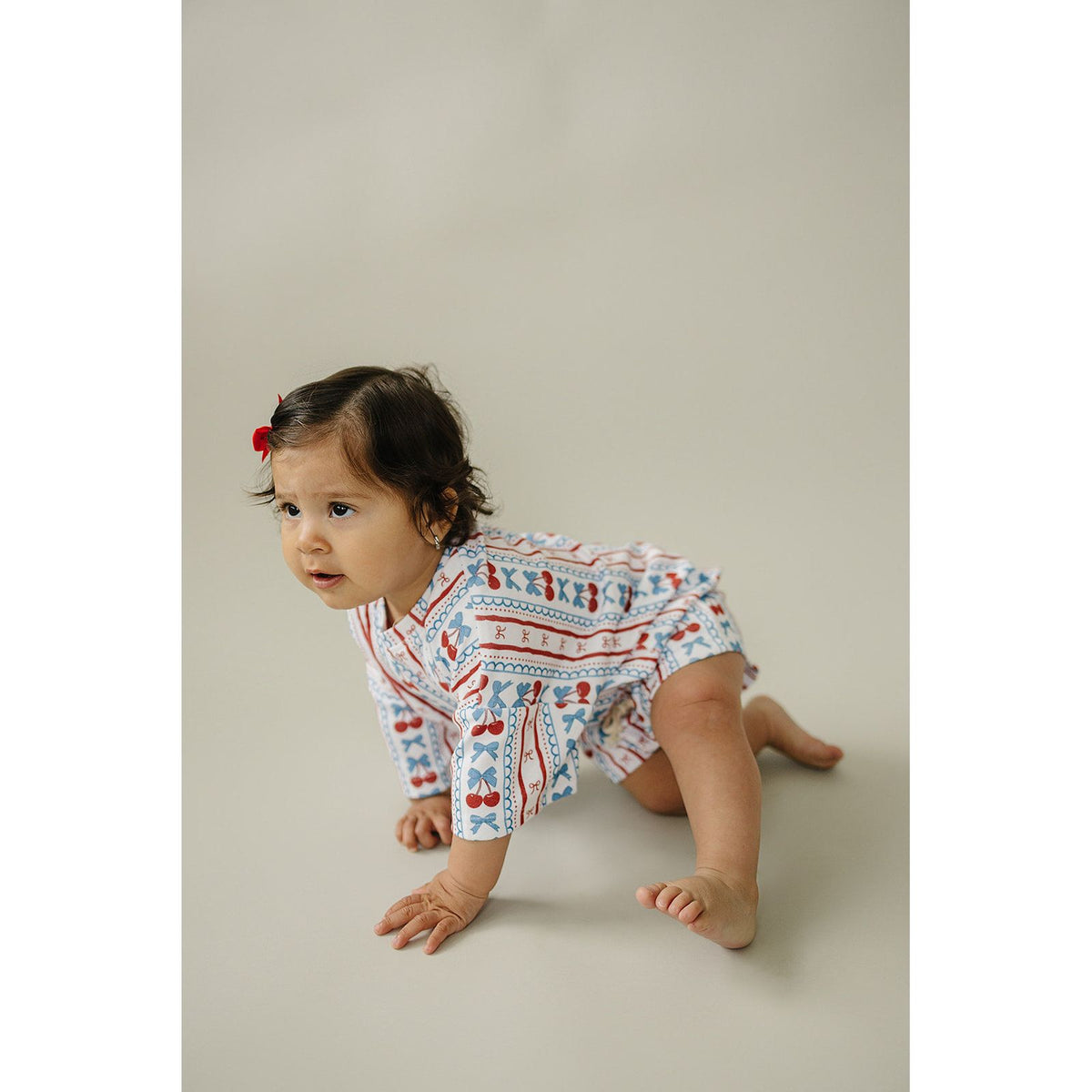 Shorts Set | Cherries & Stripes