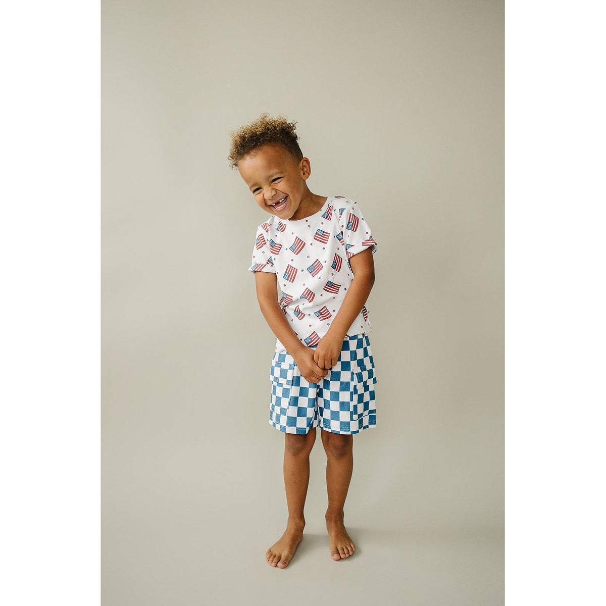 Cargo Shorts Set | Patriotic Vibes