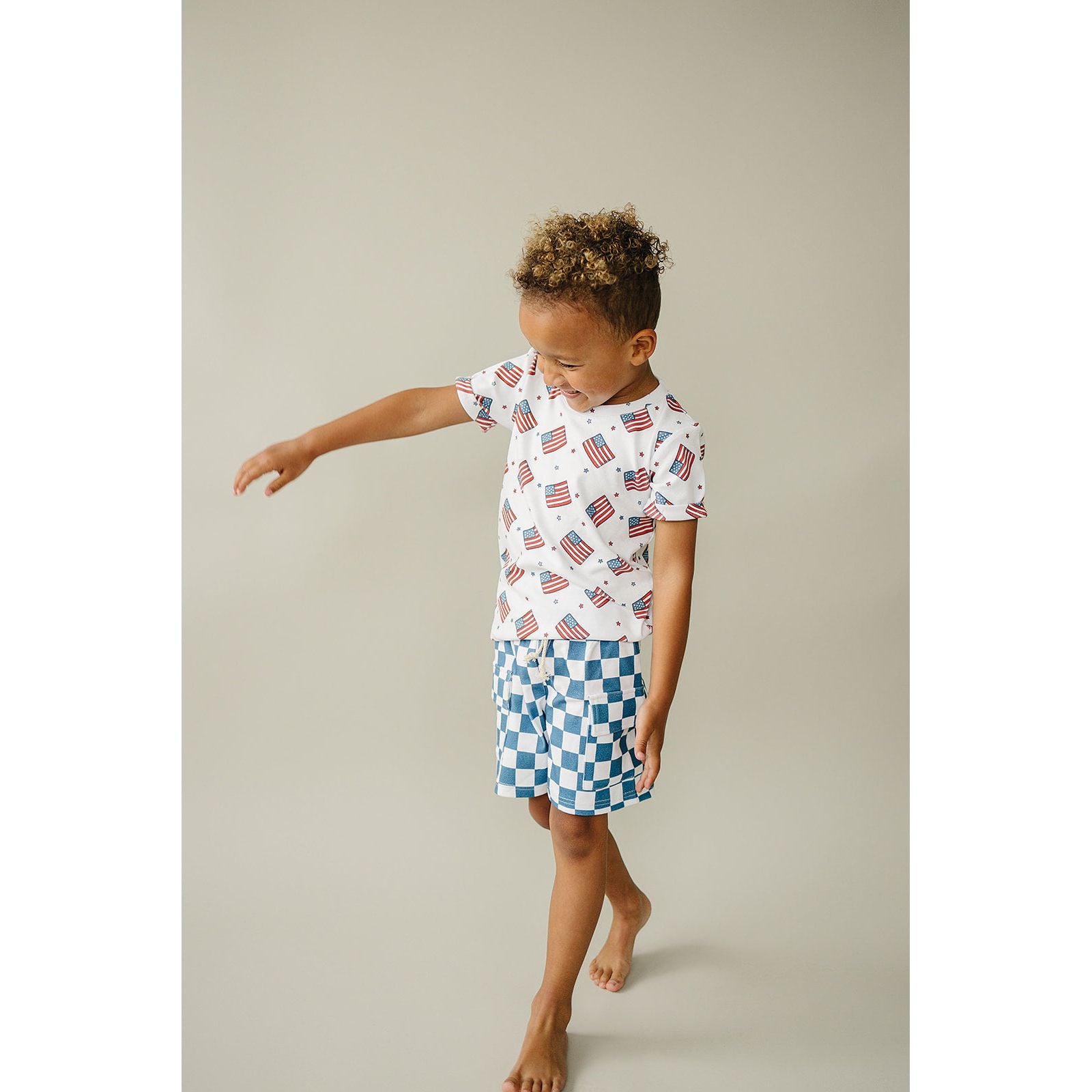 Cargo Shorts Set | Patriotic Vibes