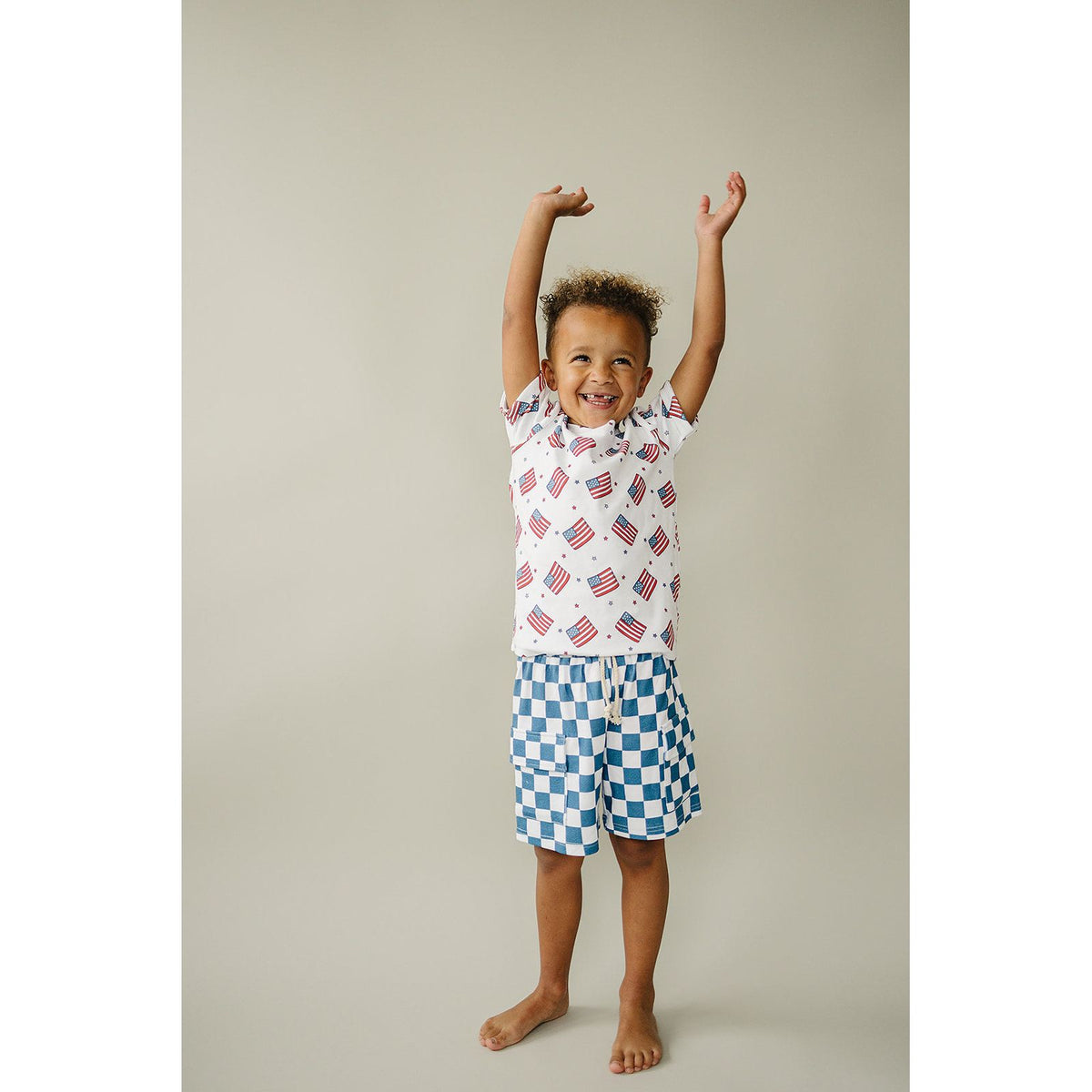 Cargo Shorts Set | Patriotic Vibes