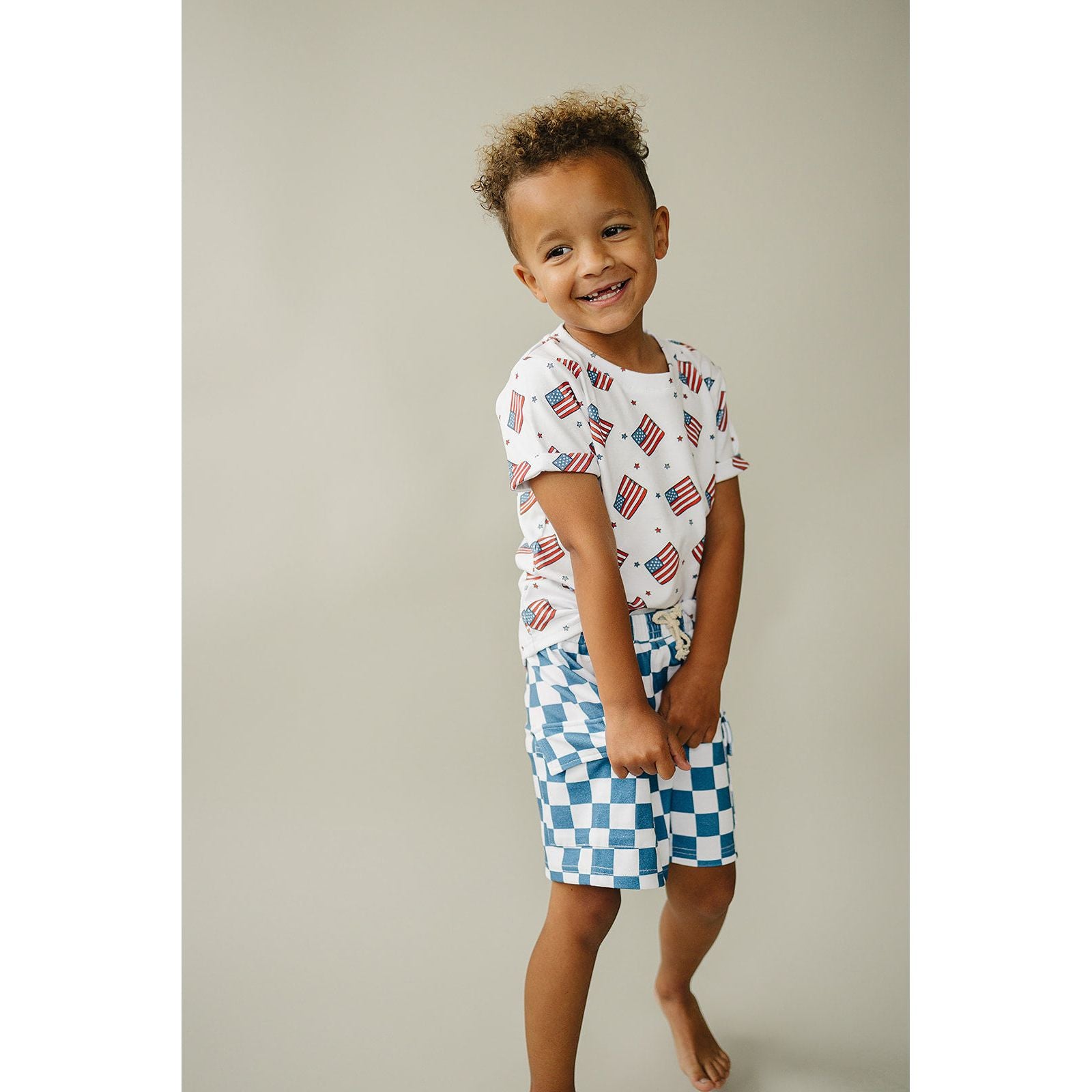 Cargo Shorts Set | Patriotic Vibes