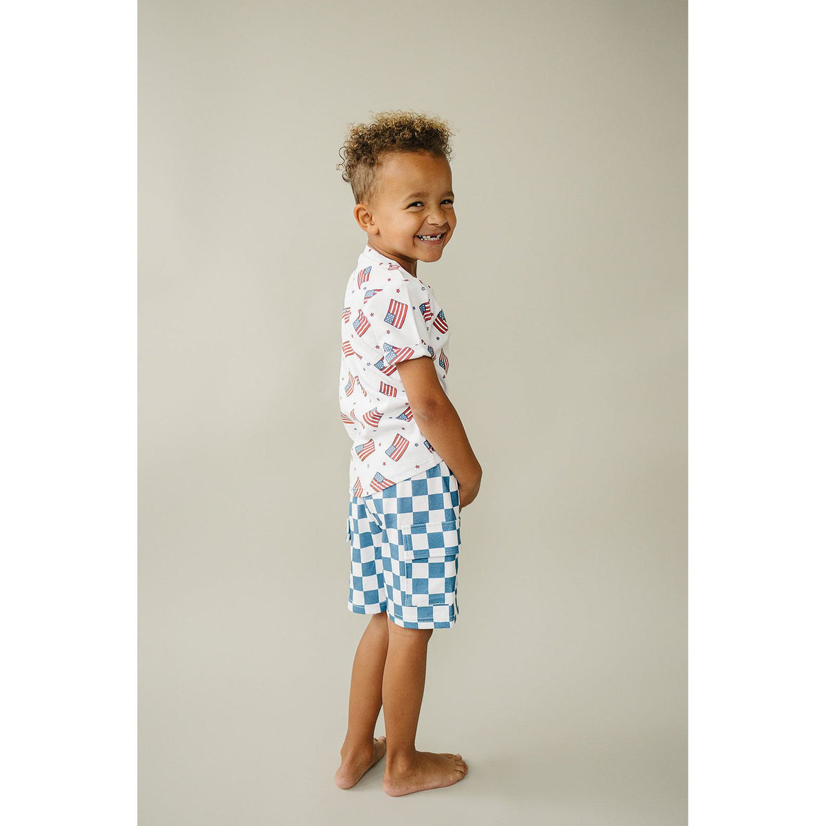 Cargo Shorts Set | Patriotic Vibes