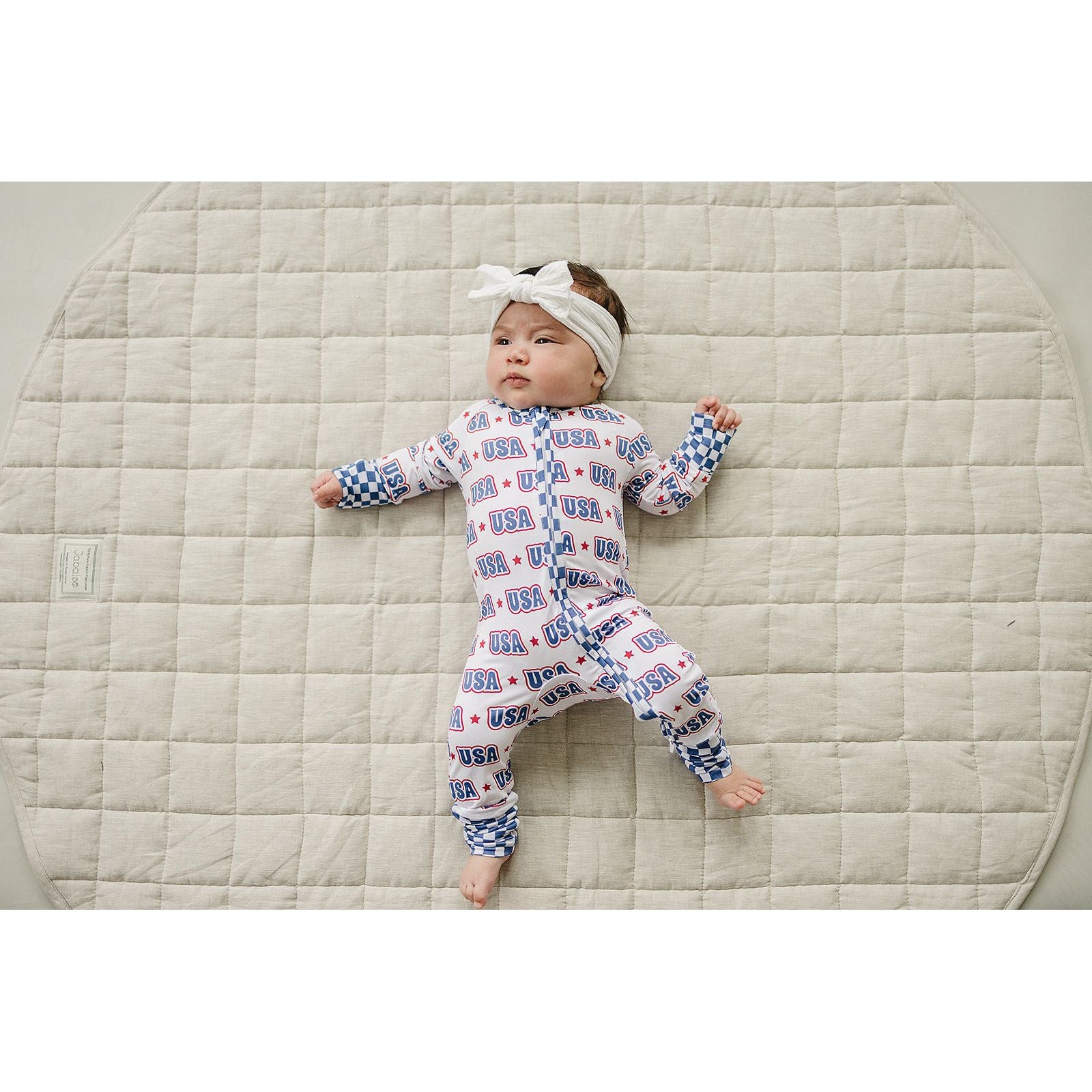 Bamboo Zip Romper  | USA