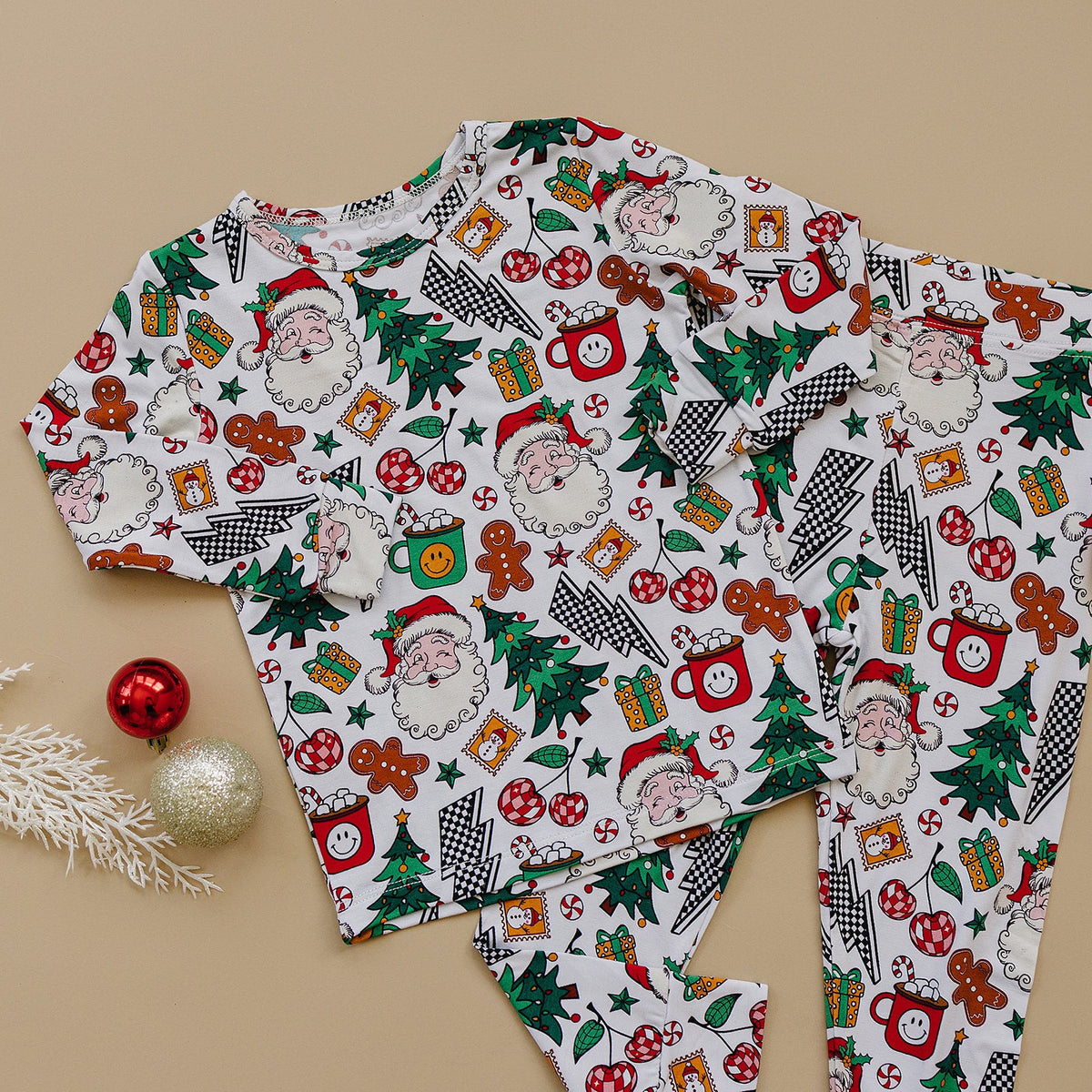 Bamboo Two Piece Set | Christmas Vibes