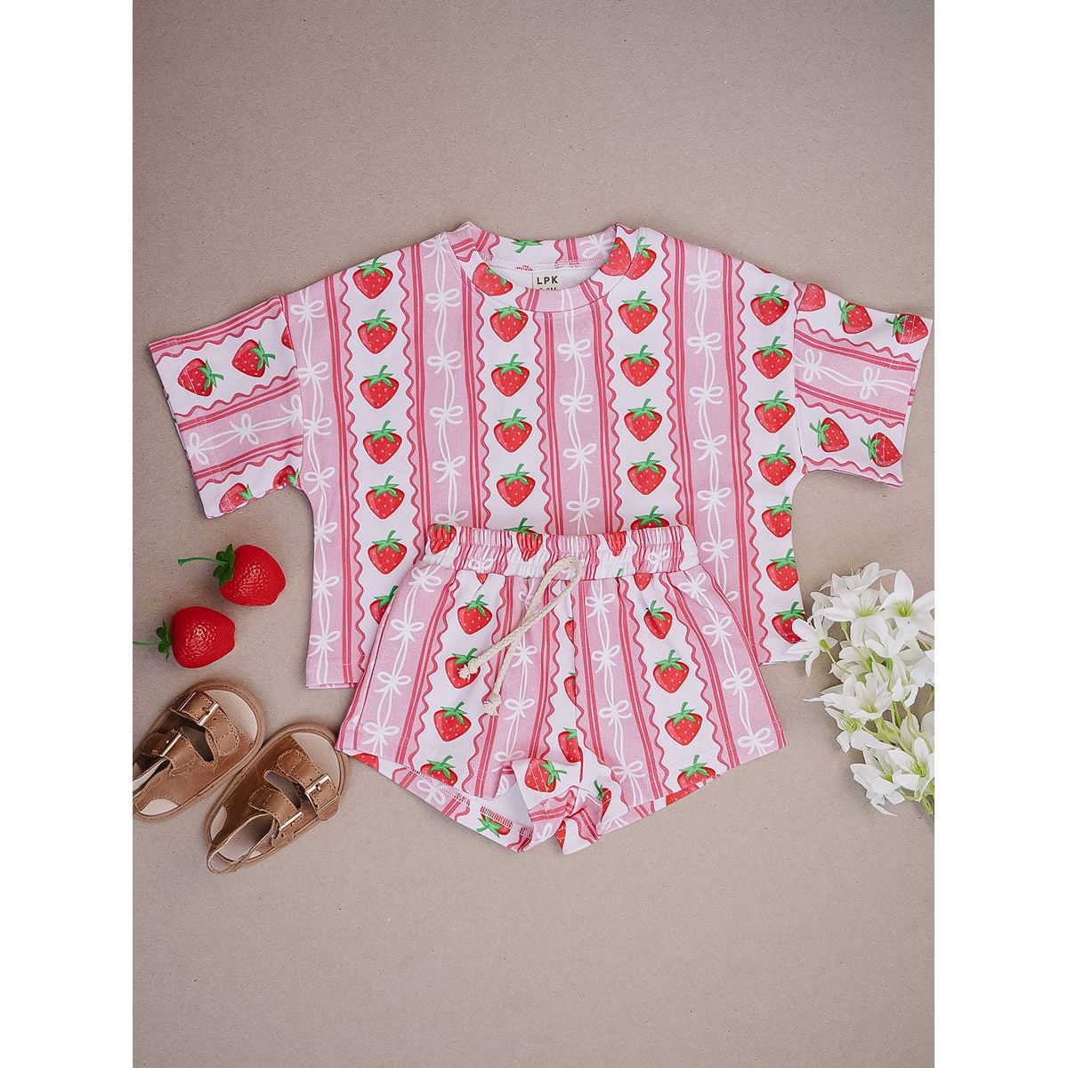 Shorts Set | Strawberry