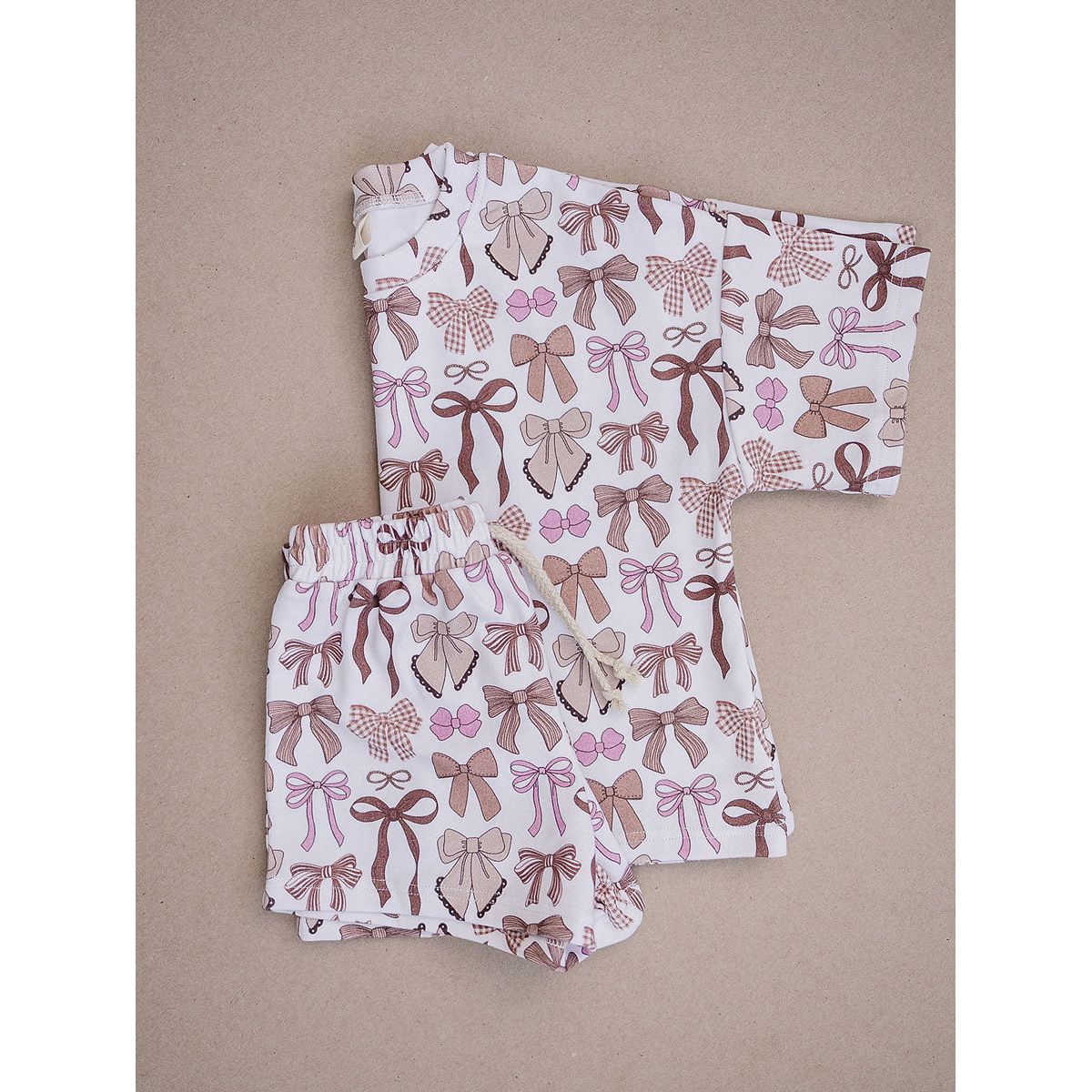 Shorts Set | Mocha Bows