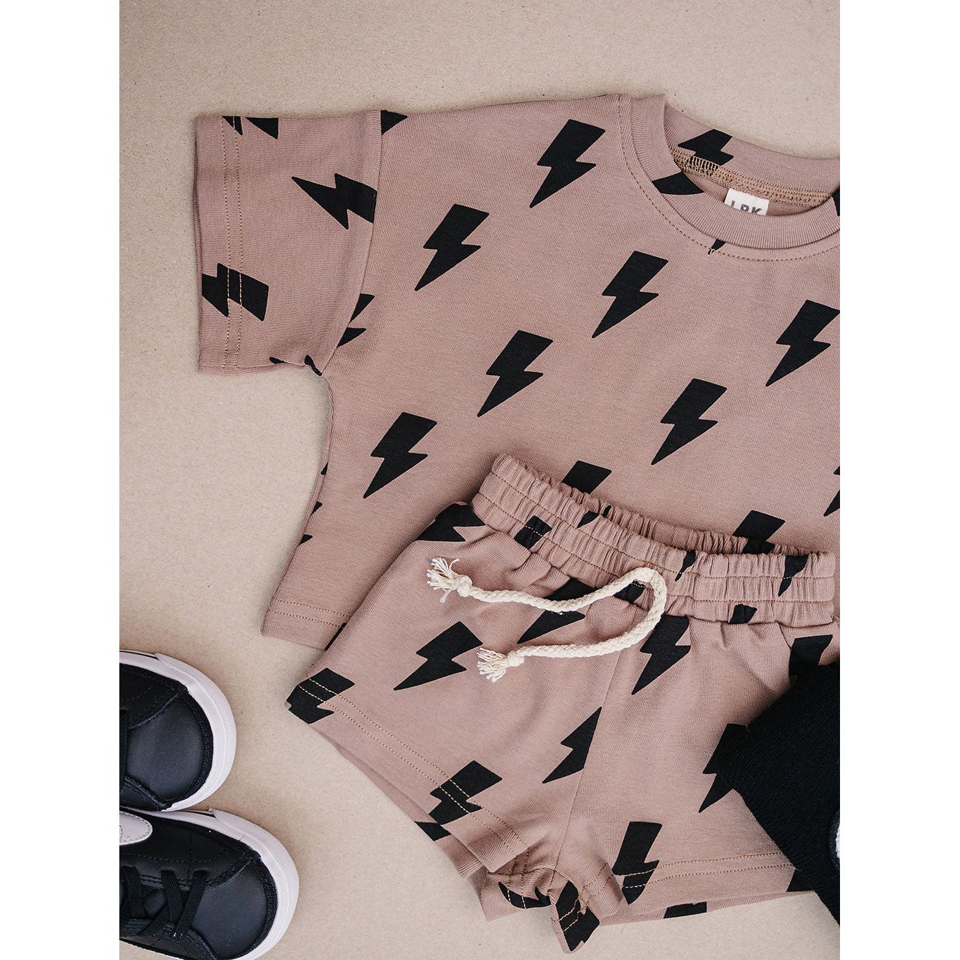 Shorts Set | Mocha Bolts