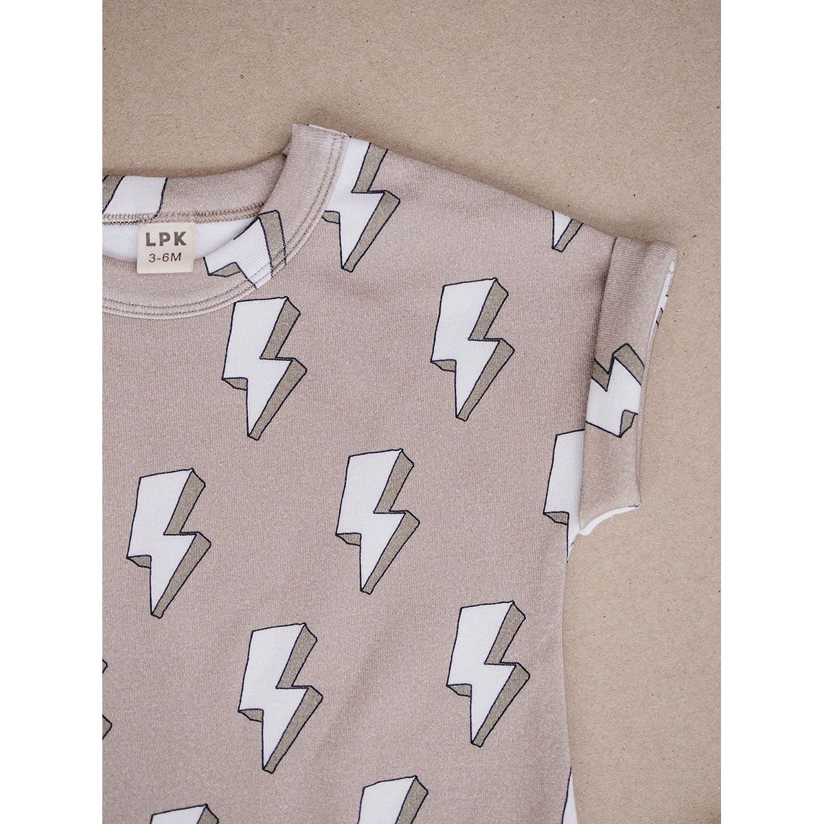 Cotton Romper | Electric Beige