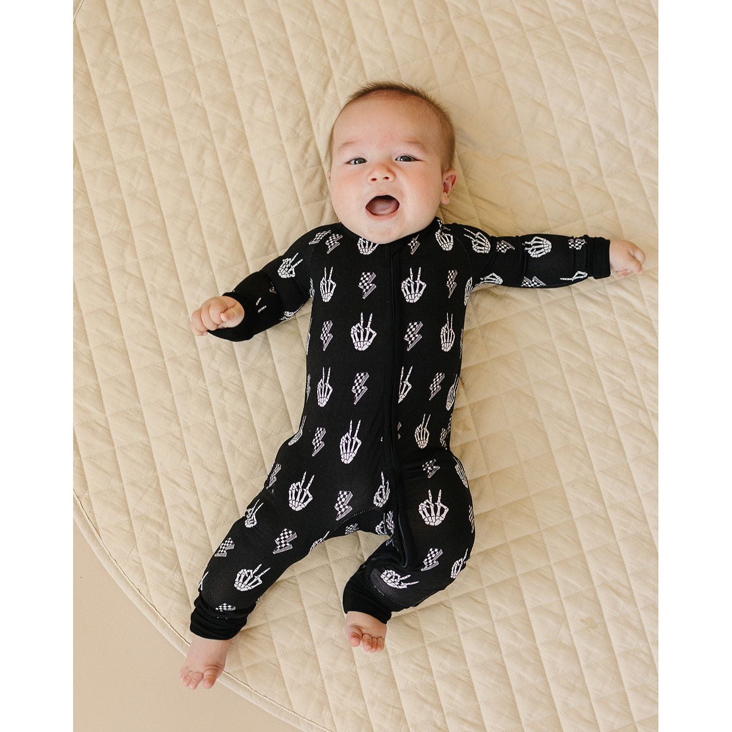 Bamboo Zip Romper | Skelly Vibes