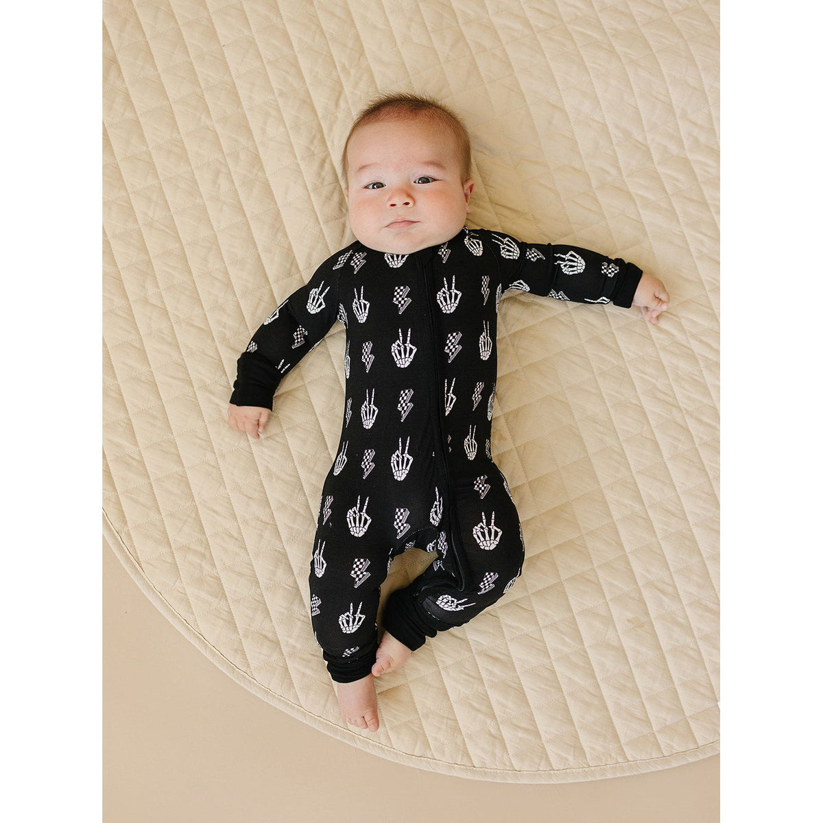 Bamboo Zip Romper | Skelly Vibes