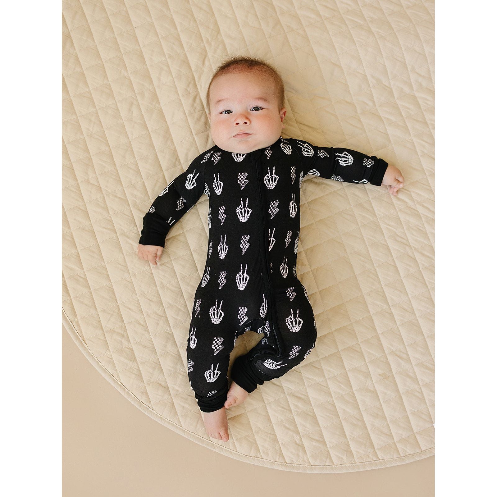 Bamboo Zip Romper | Skelly Vibes
