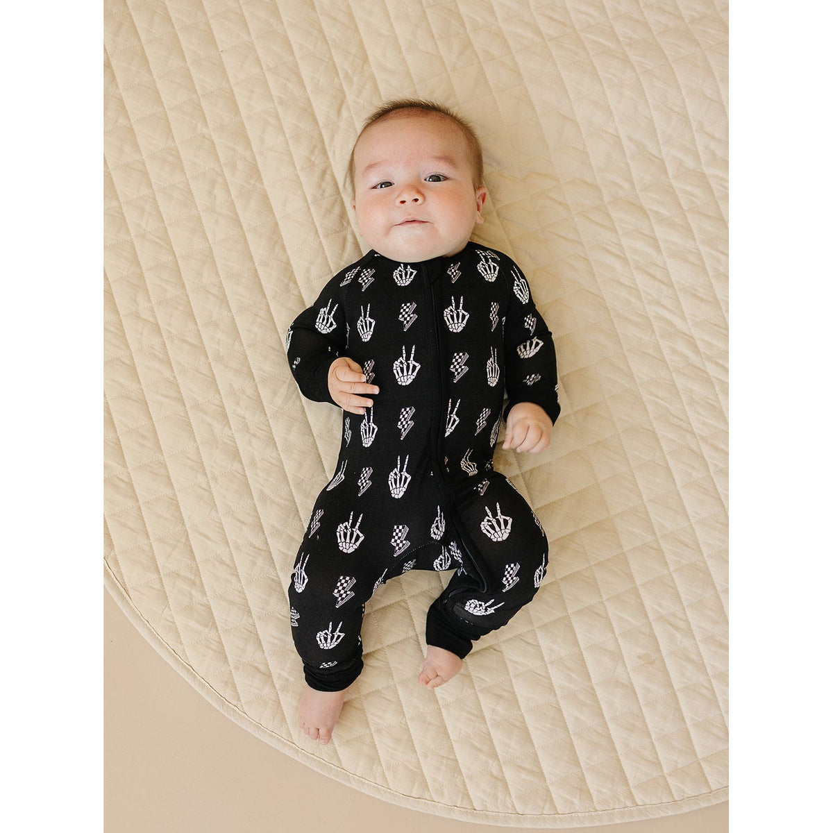 Bamboo Zip Romper | Skelly Vibes