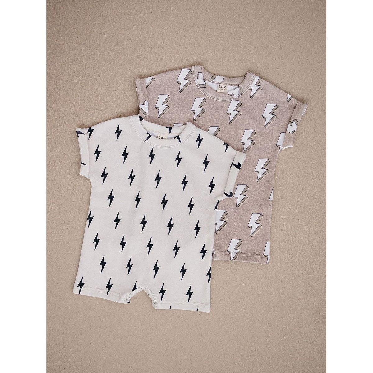 Cotton Romper | Electric Beige