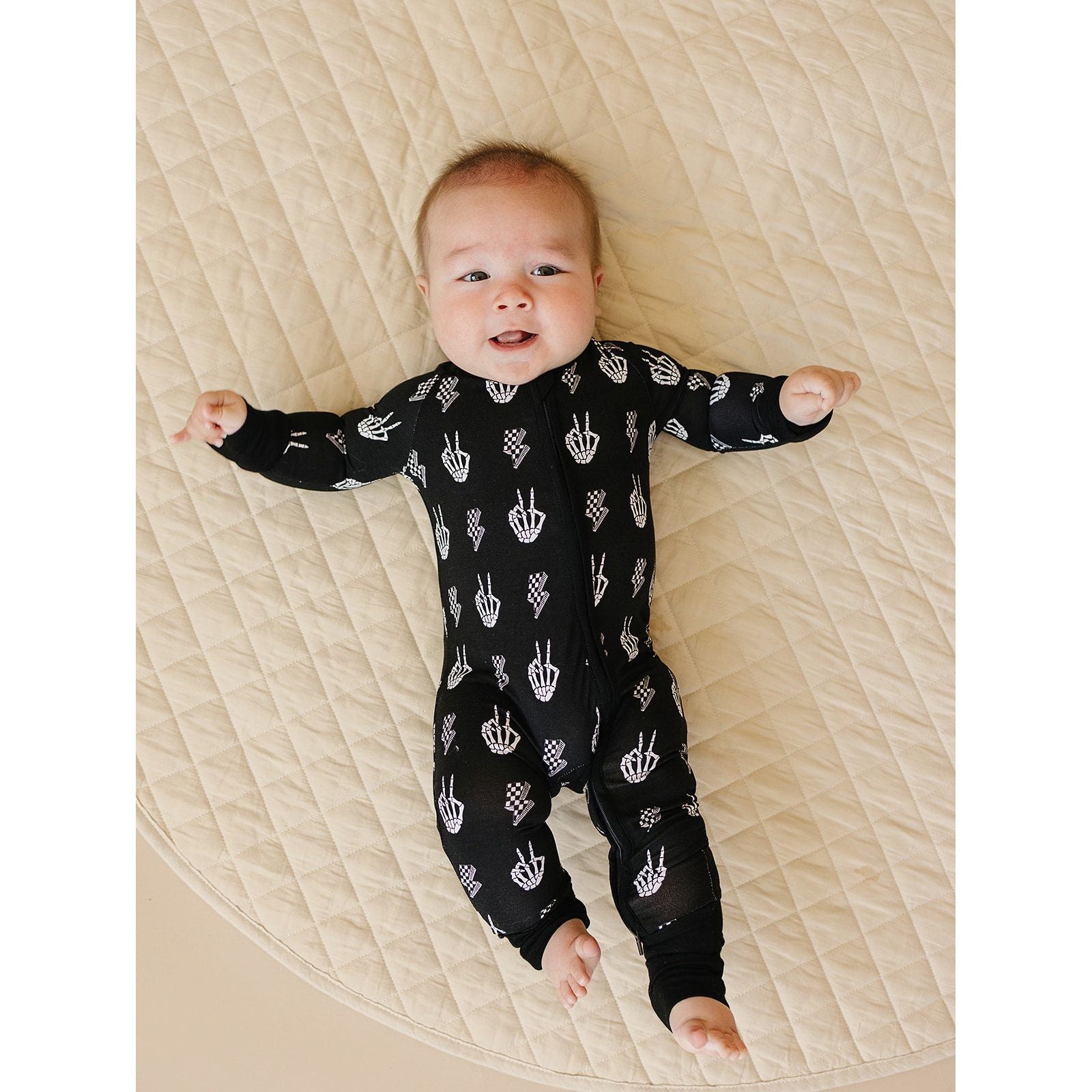 Bamboo Zip Romper | Skelly Vibes