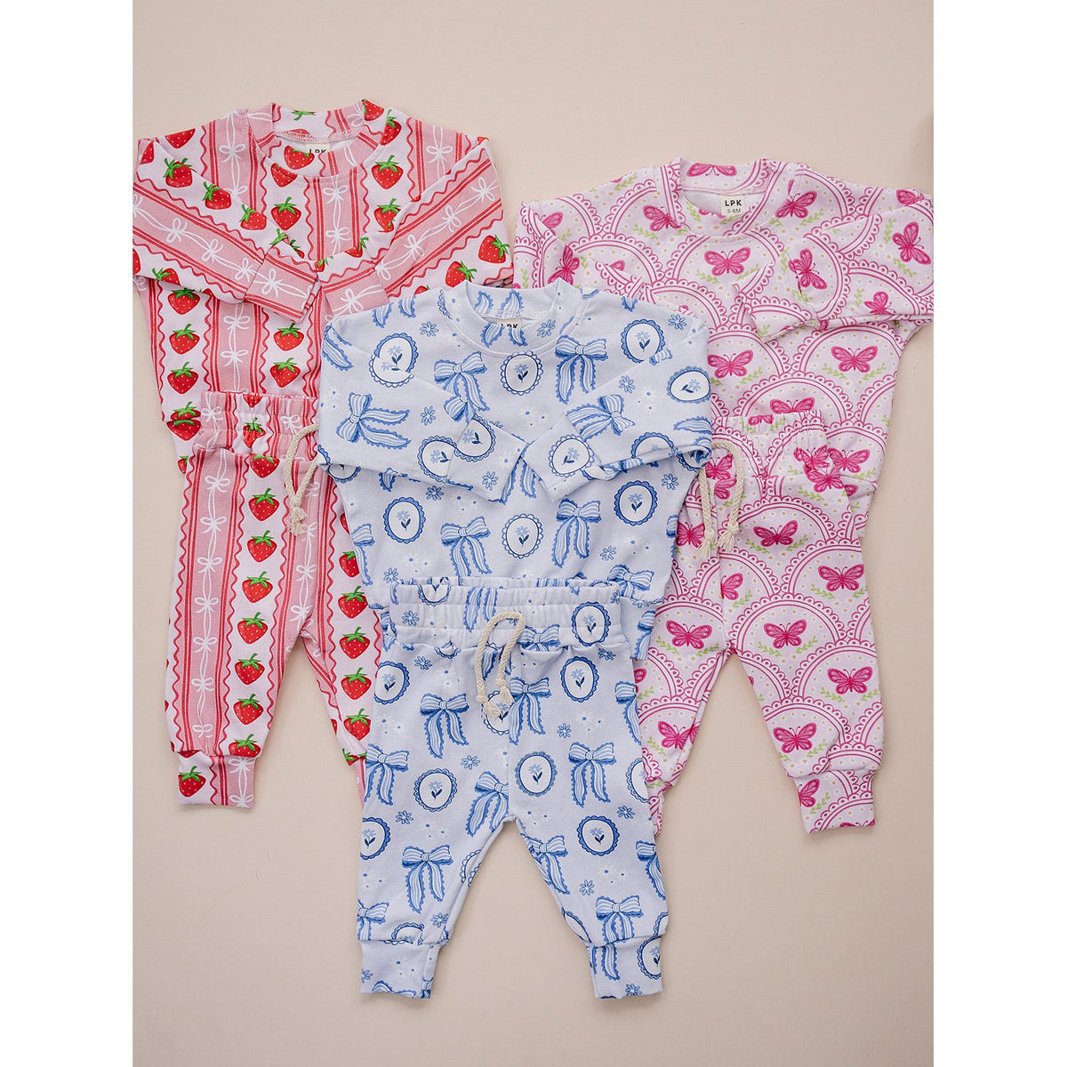 Jogger Set | Pink Butterfly