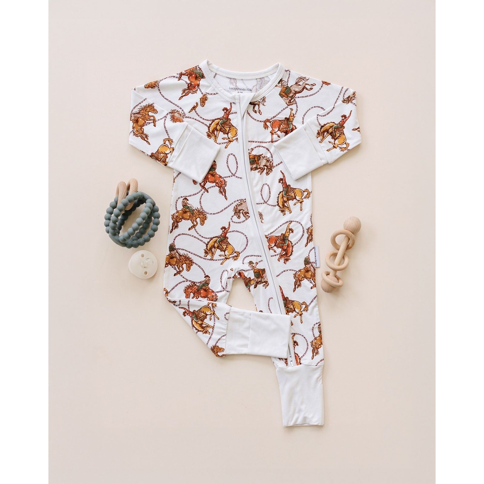 Bamboo Zip Romper | Rodeo Club