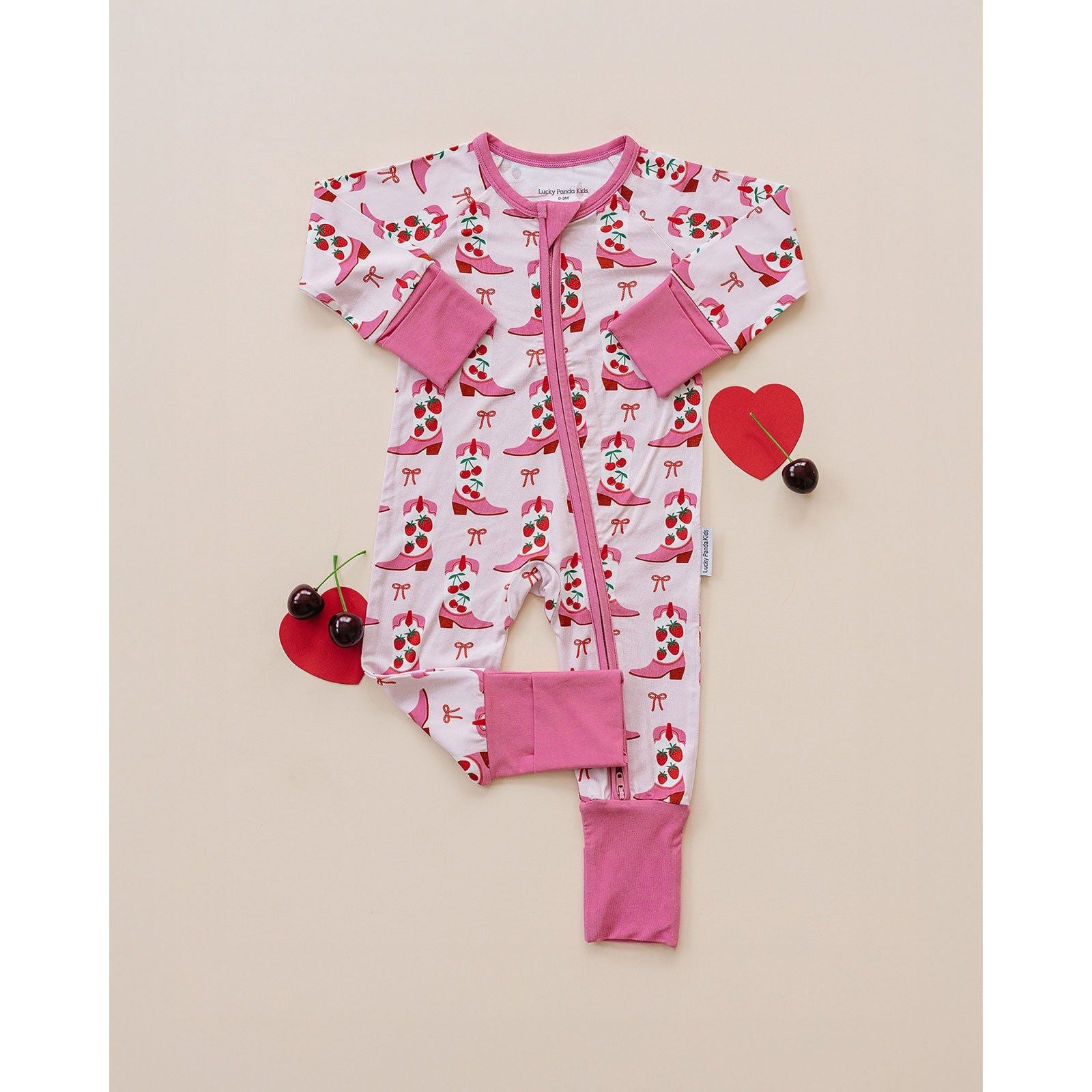 Bamboo Zip Romper | Bootsberry Cowgirl