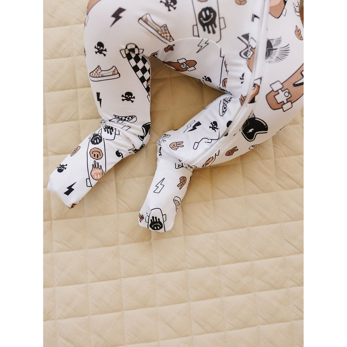 Bamboo Zip Romper | Sk8er