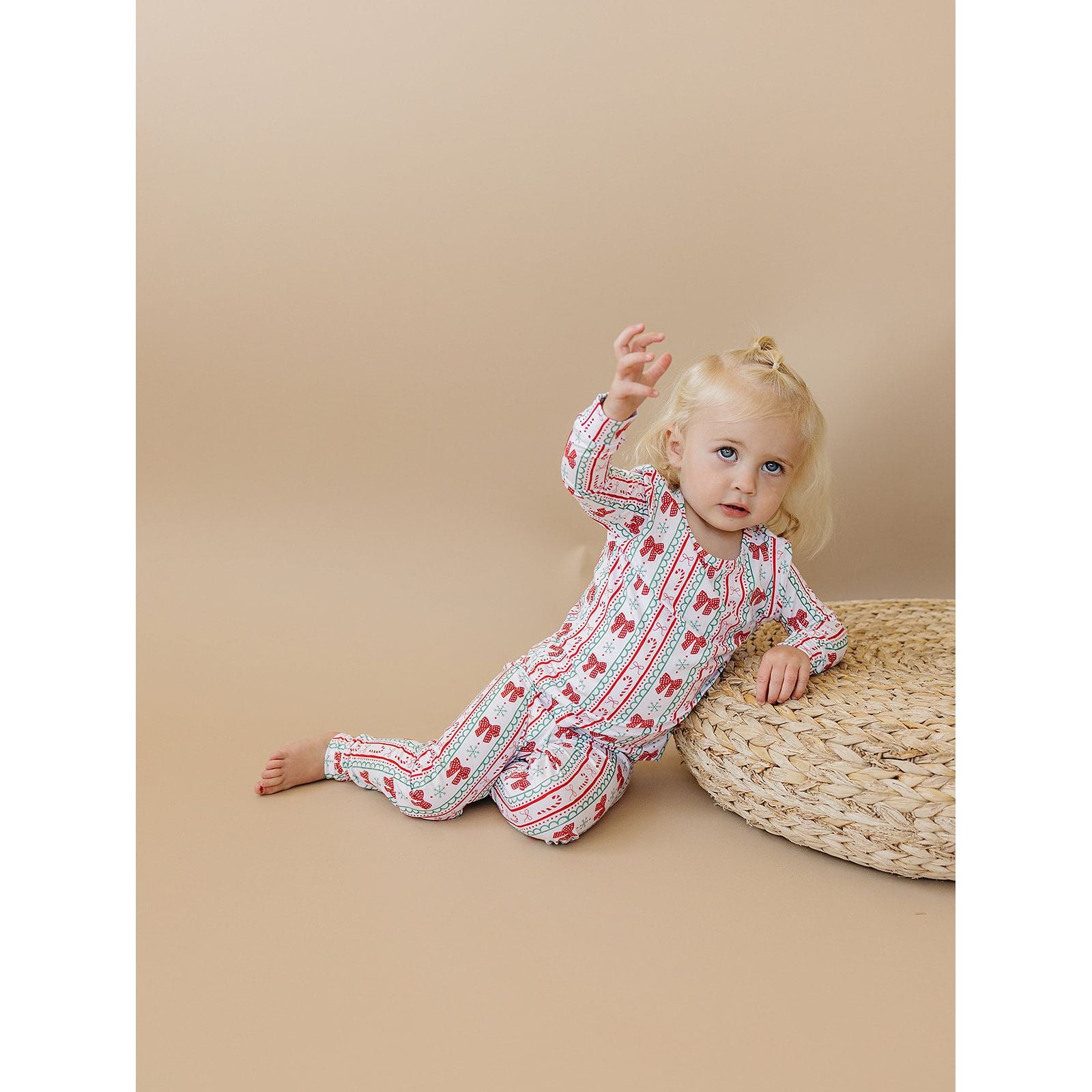 Bamboo Two Piece Set | Retro Candy Cane
