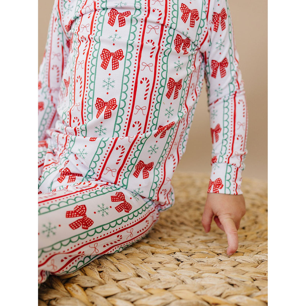Bamboo Two Piece Set | Retro Candy Cane
