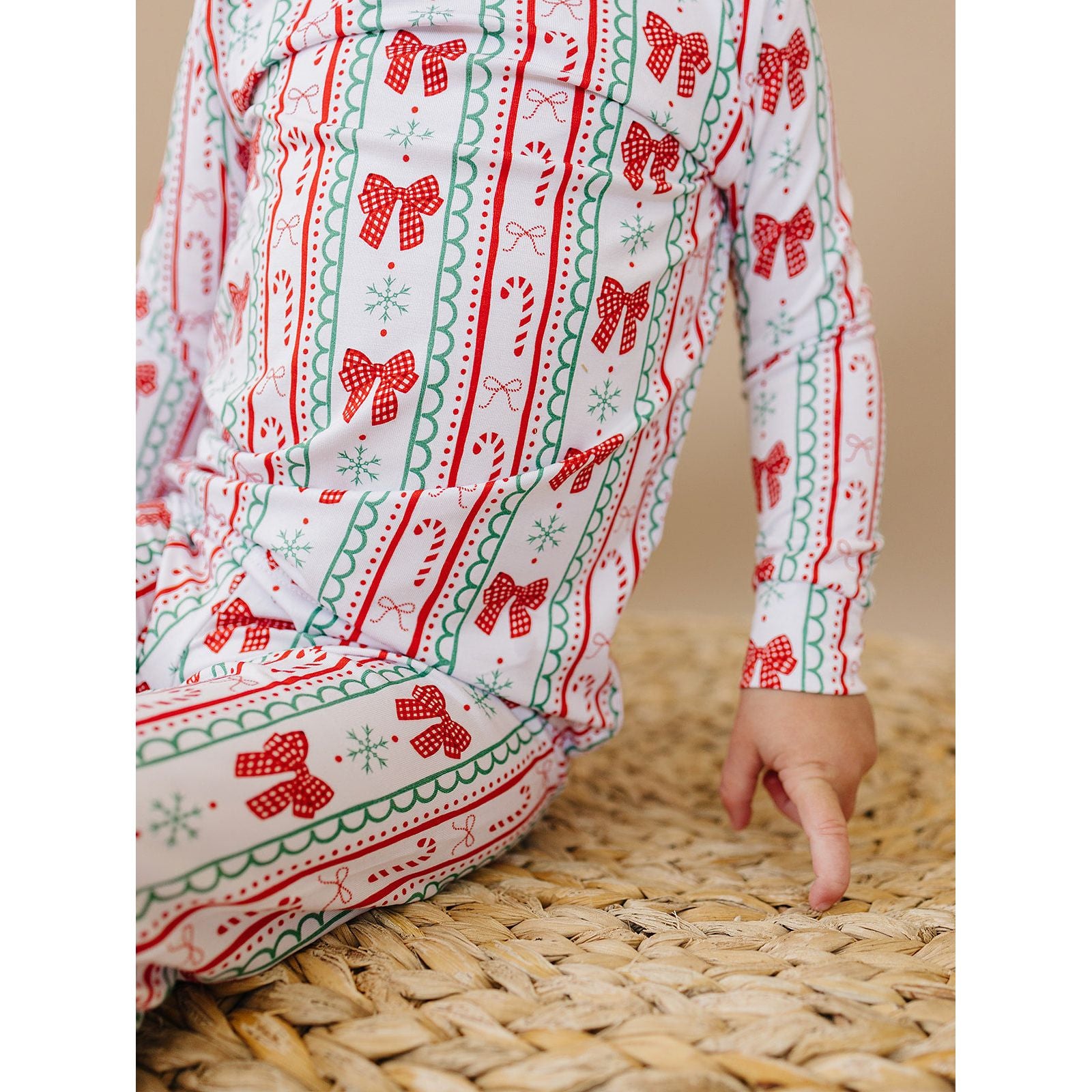 Bamboo Two Piece Set | Retro Candy Cane