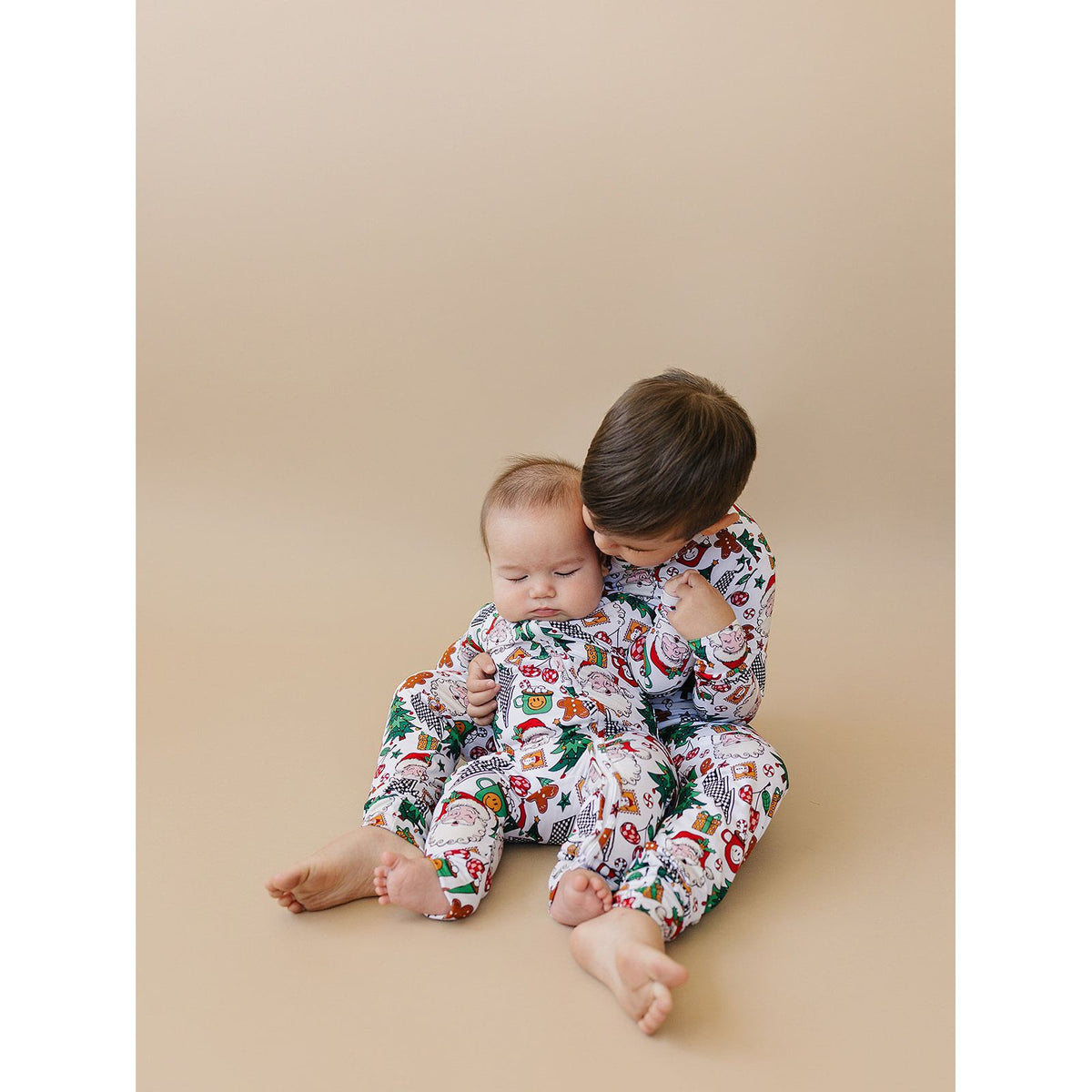 Bamboo Zip Romper | Christmas Vibes