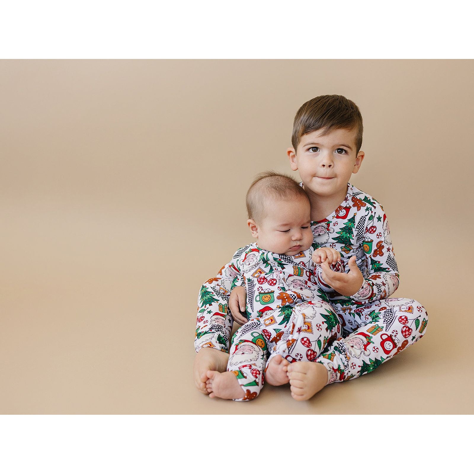 Bamboo Zip Romper | Christmas Vibes