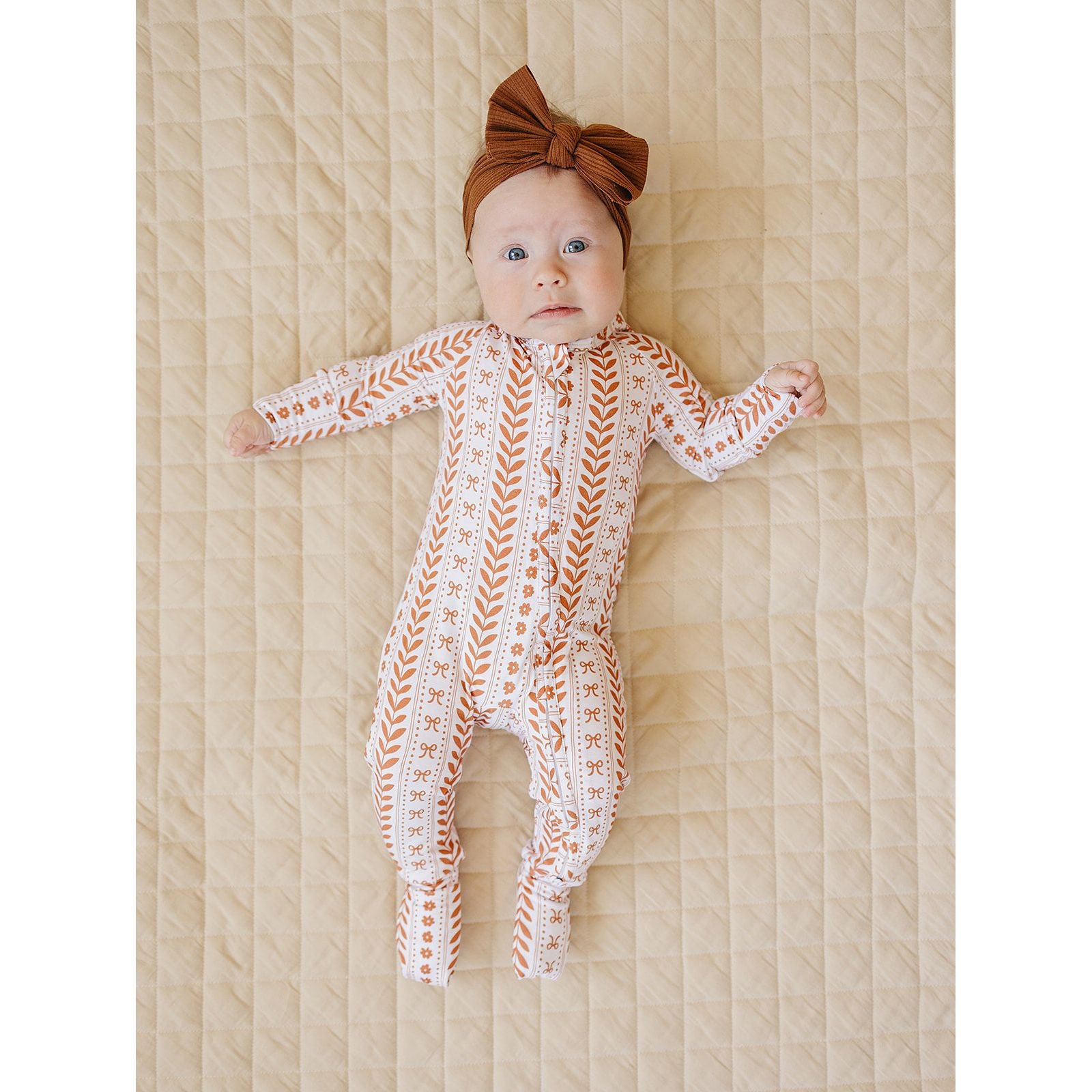 Bamboo Zip Romper | Boho Daisy