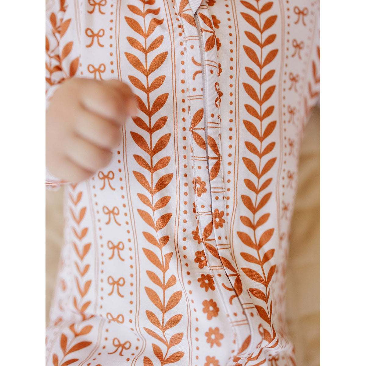 Bamboo Zip Romper | Boho Daisy