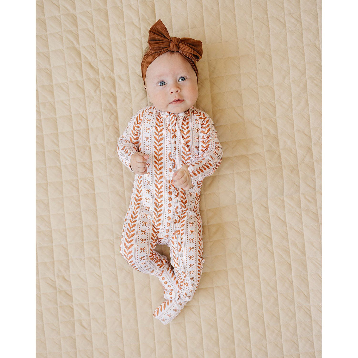 Bamboo Zip Romper | Boho Daisy