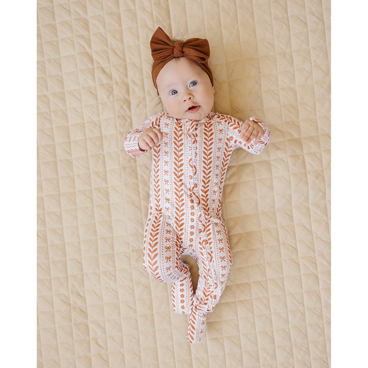 Bamboo Zip Romper | Boho Daisy
