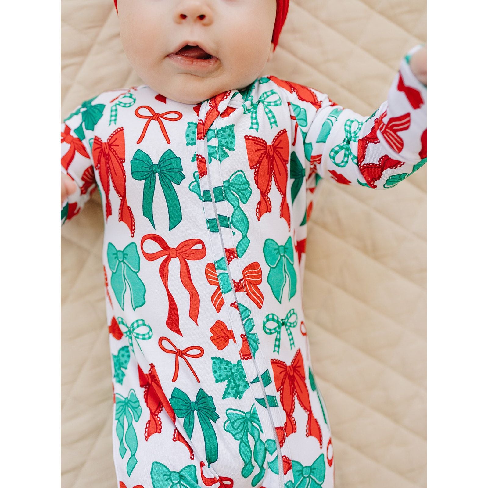 Bamboo Zip Romper | Merry Bows